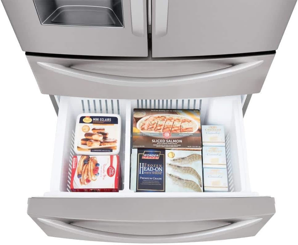 LG 28 Cu.Ft. 4-Door French Door Fridge – Stainless Steel