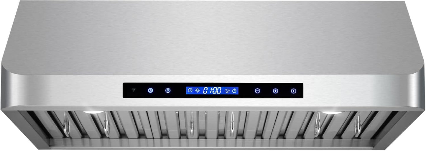 COSMO 30" Range Hood – Stainless Steel