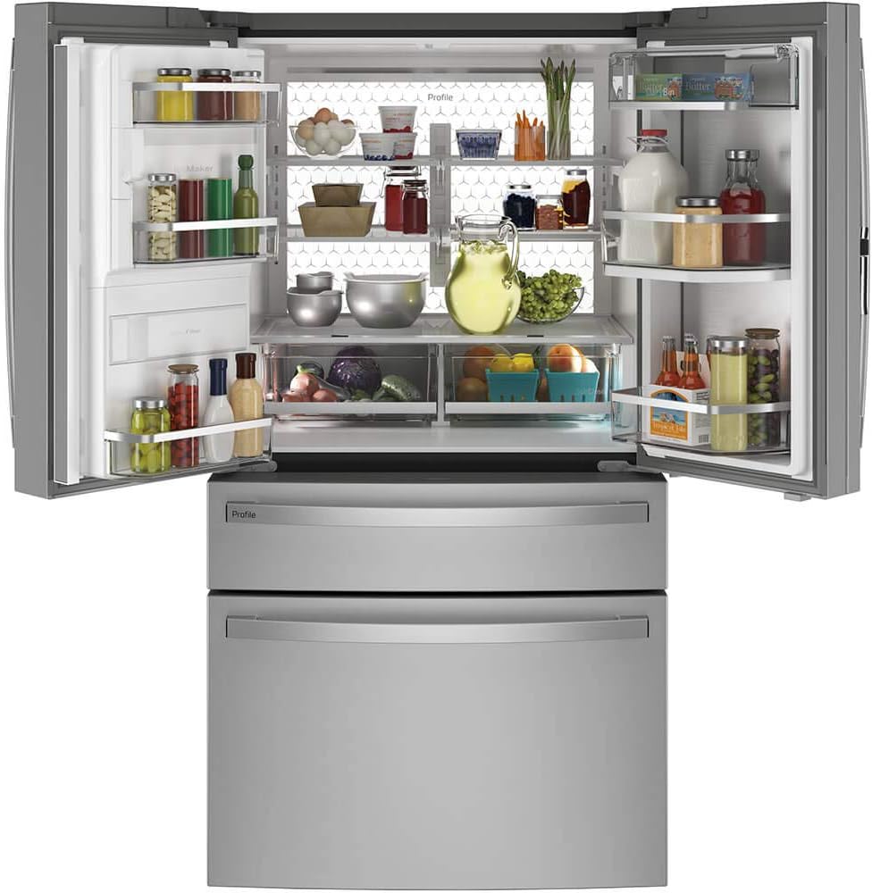 GE 36" French Door Fridge – Stainless Steel