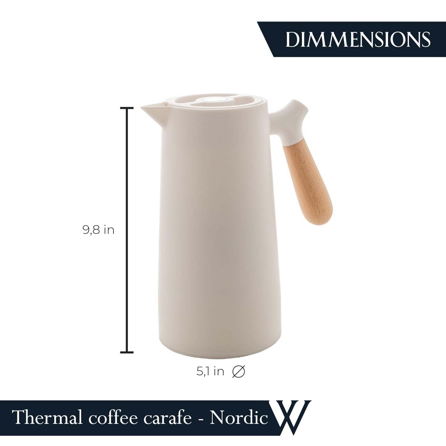 WOLFF 34oz Carafe – Black