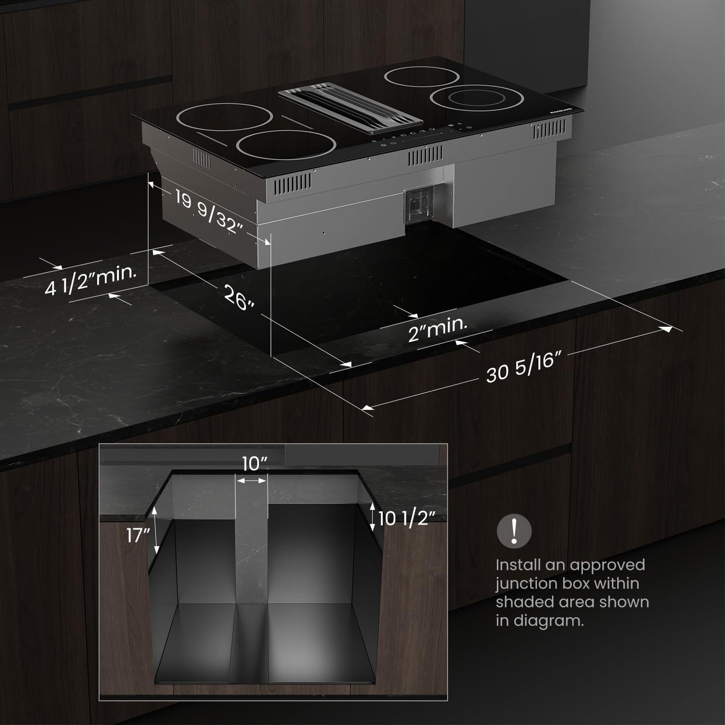 GASLAND 36" Electric Cooktop