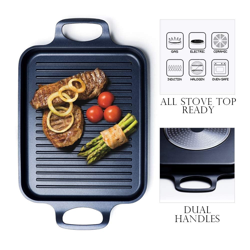 S·KITCHN 12" Cast Aluminum Griddle