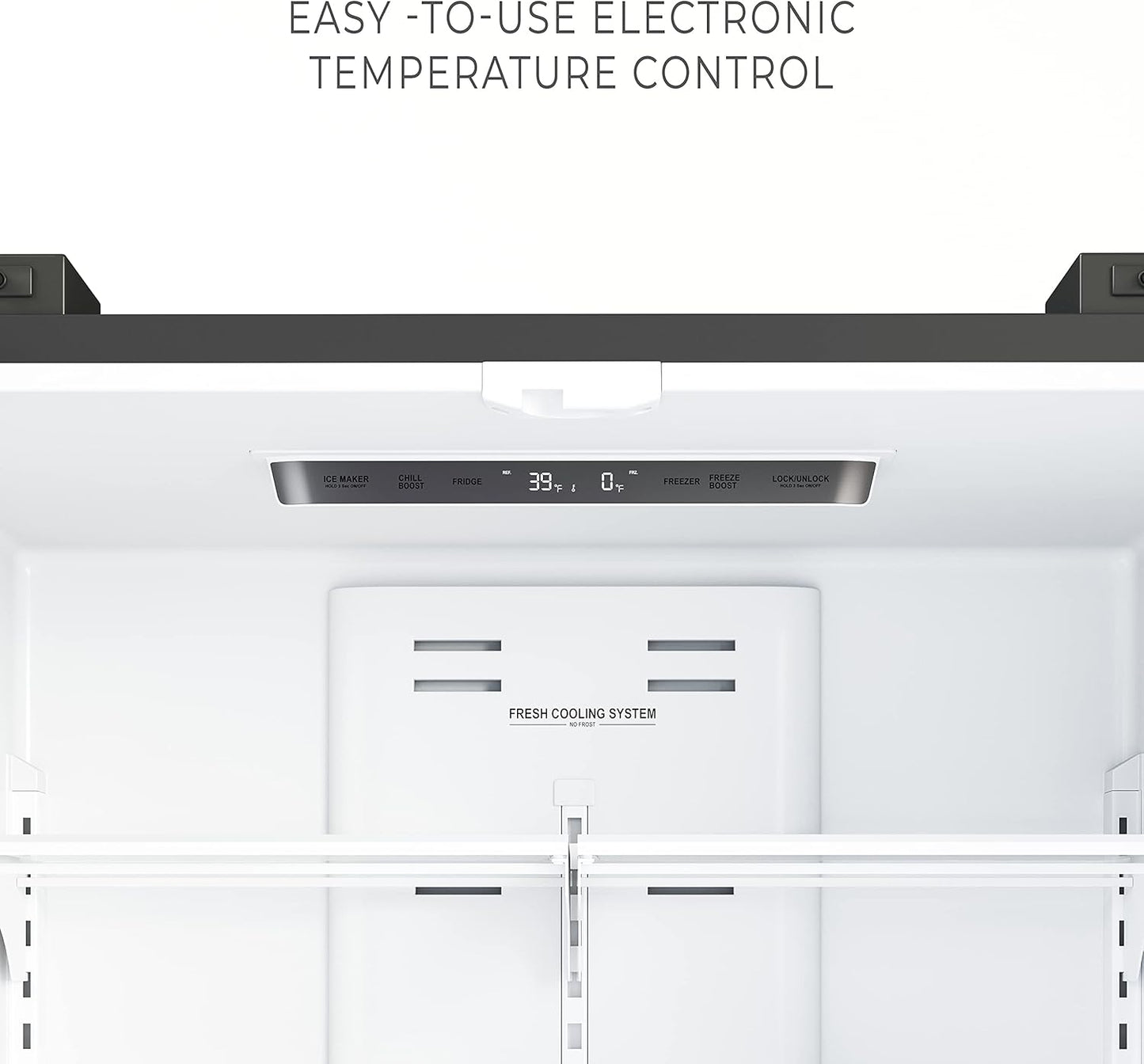 KoolMore 22.5 cu.ft Silver Fridge
