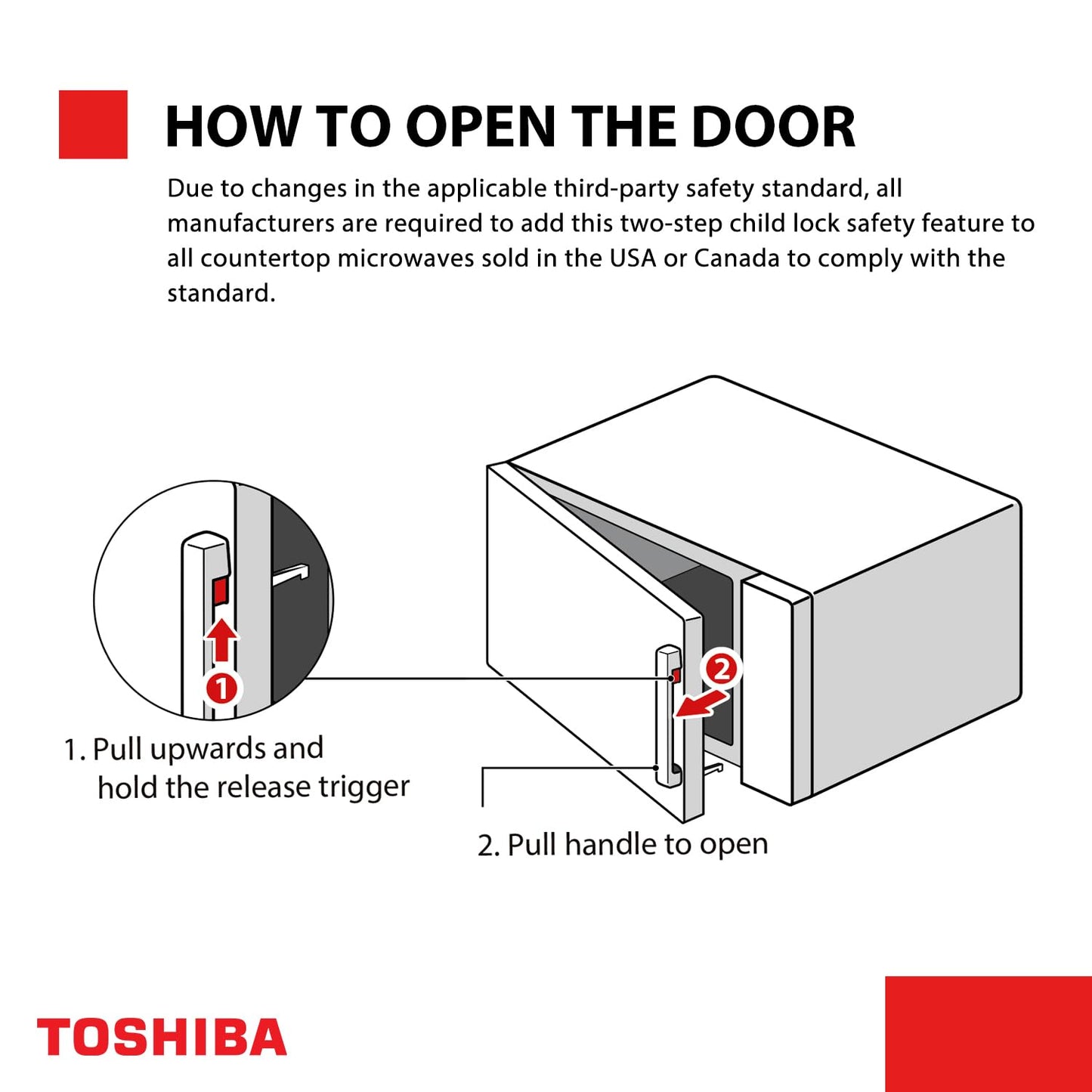 Toshiba 0.9 Cu.ft Microwave