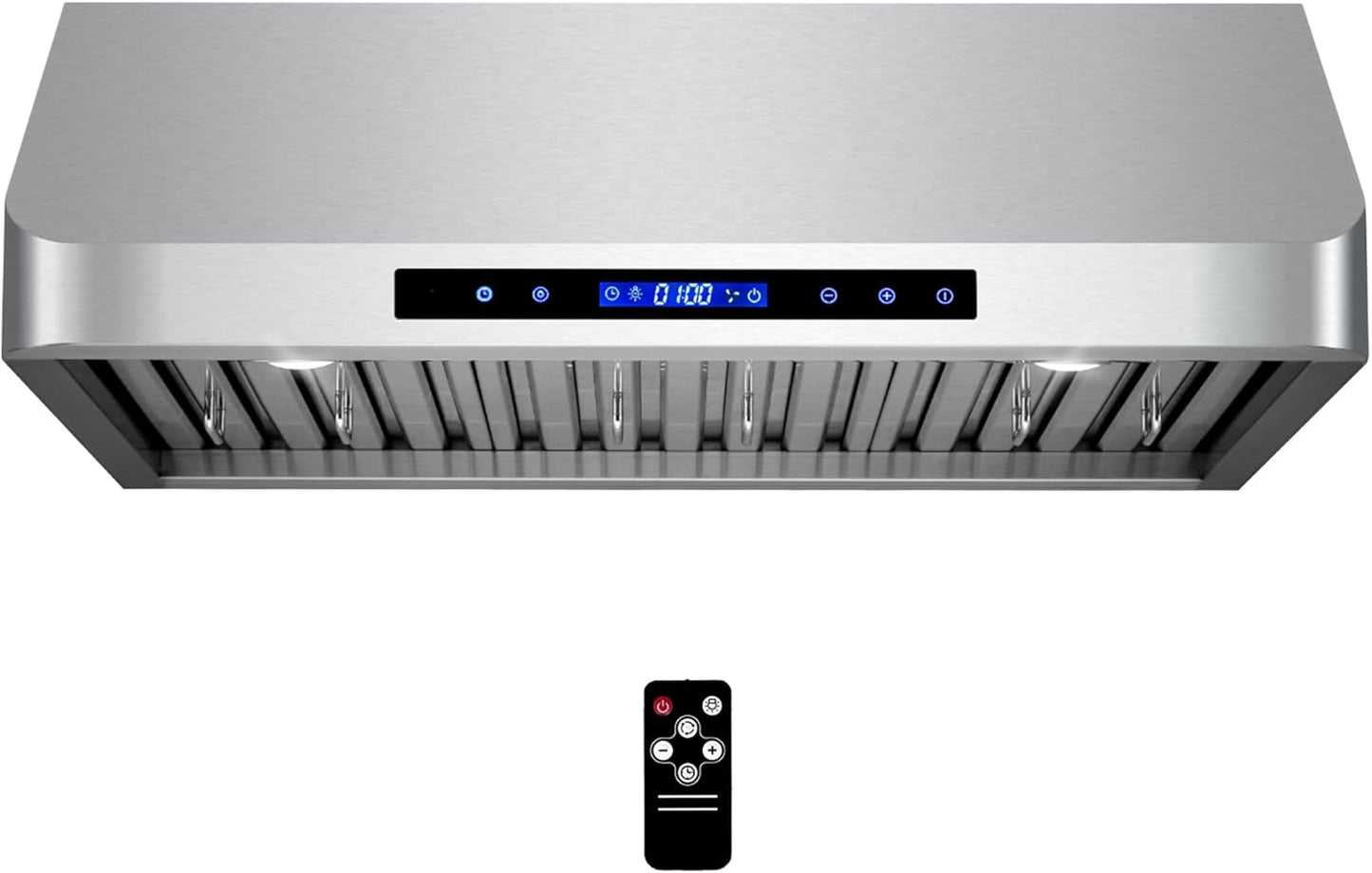 COSMO 30" Range Hood – Stainless Steel