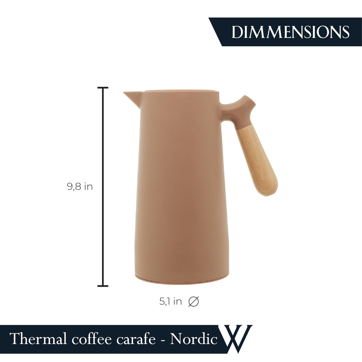 WOLFF 34oz Carafe – Black