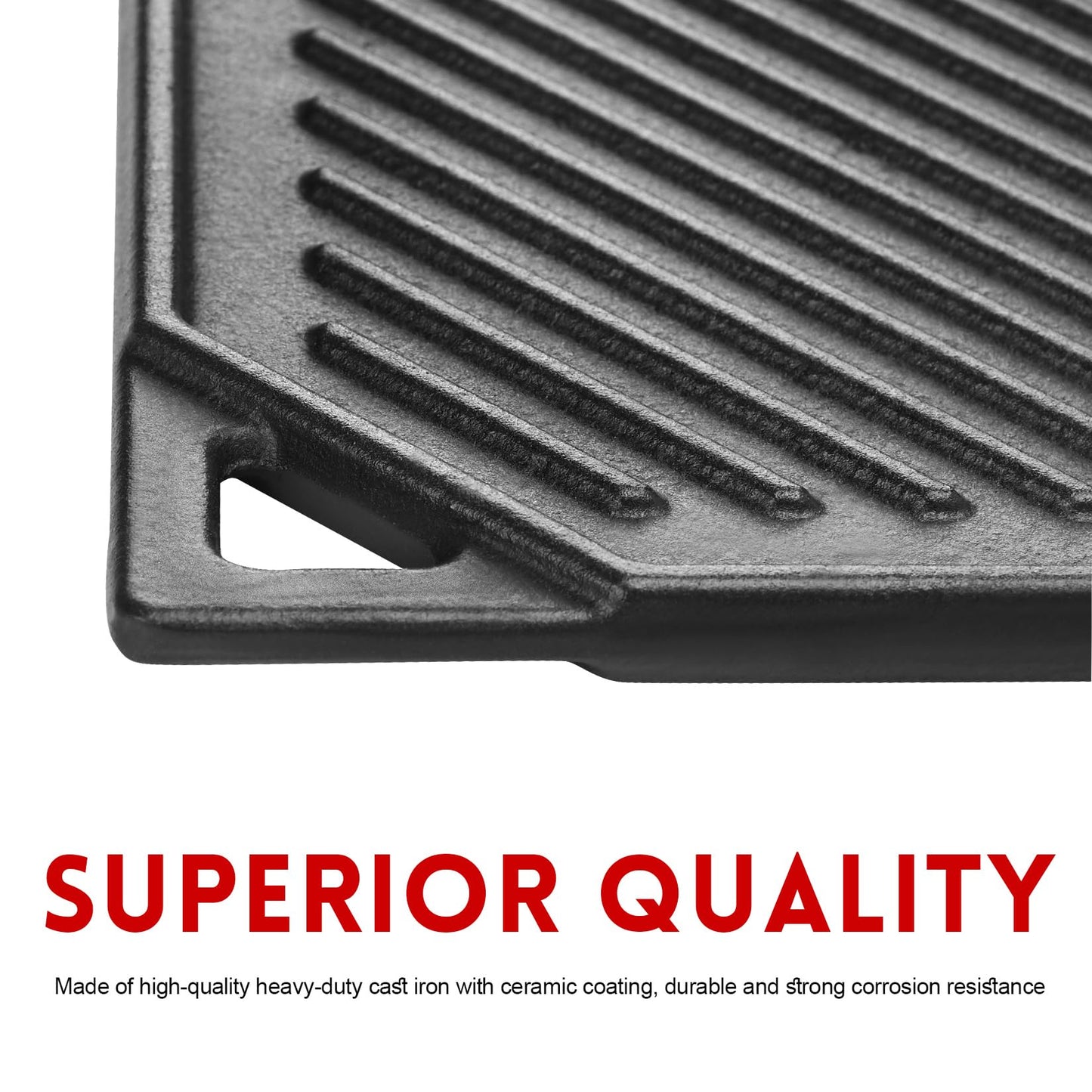 GGC 16.5" Reversible Cast Iron Griddle