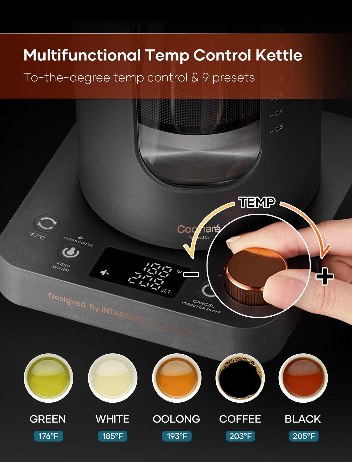 1L Tea Kettle – INTASTING