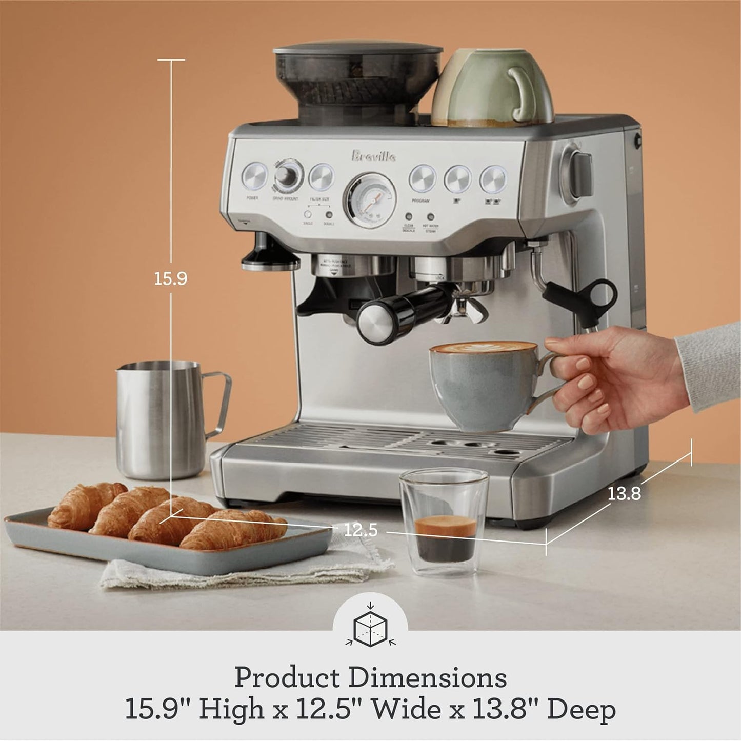Breville Barista Express BES870XL – Stainless Steel