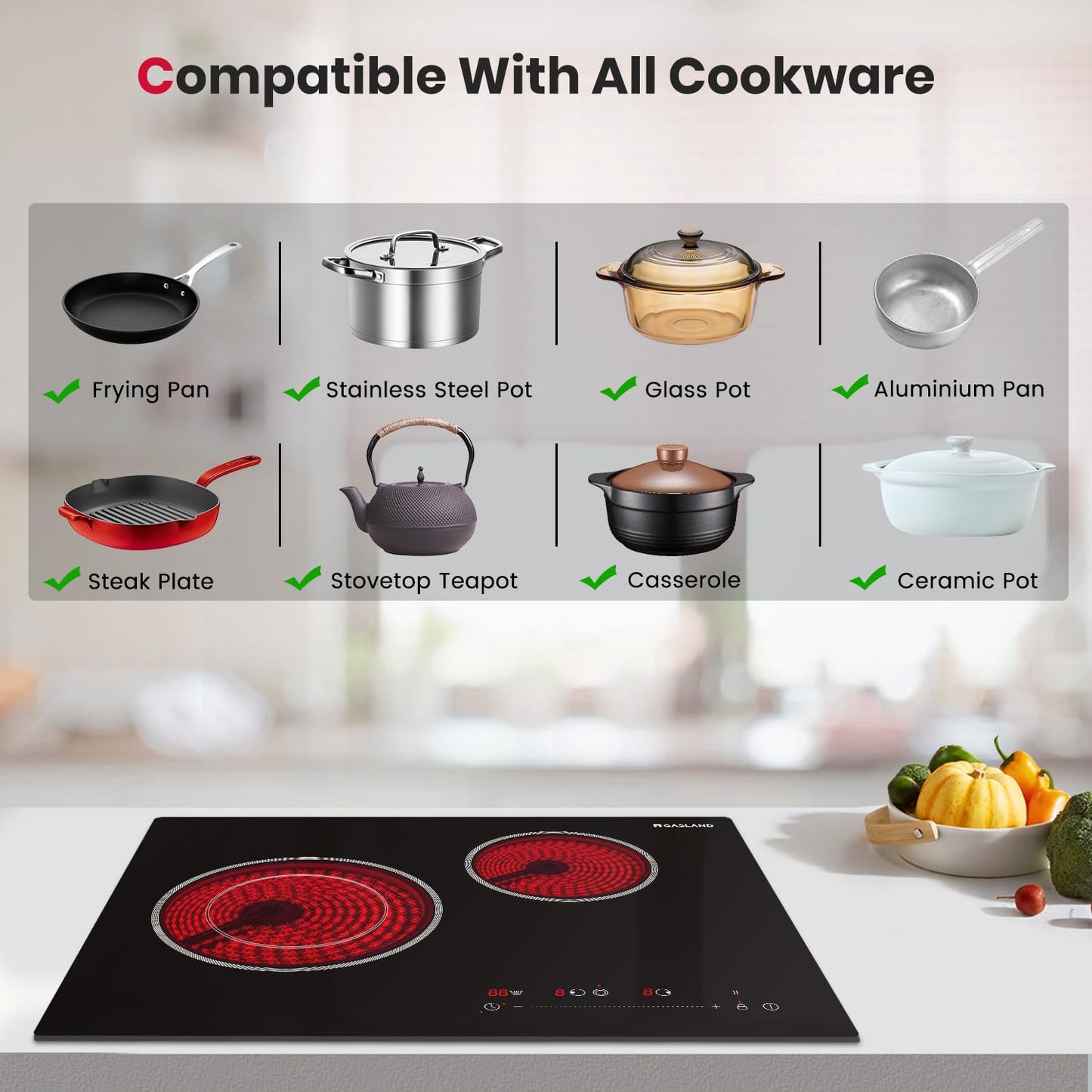 GASLAND 36" Electric Cooktop