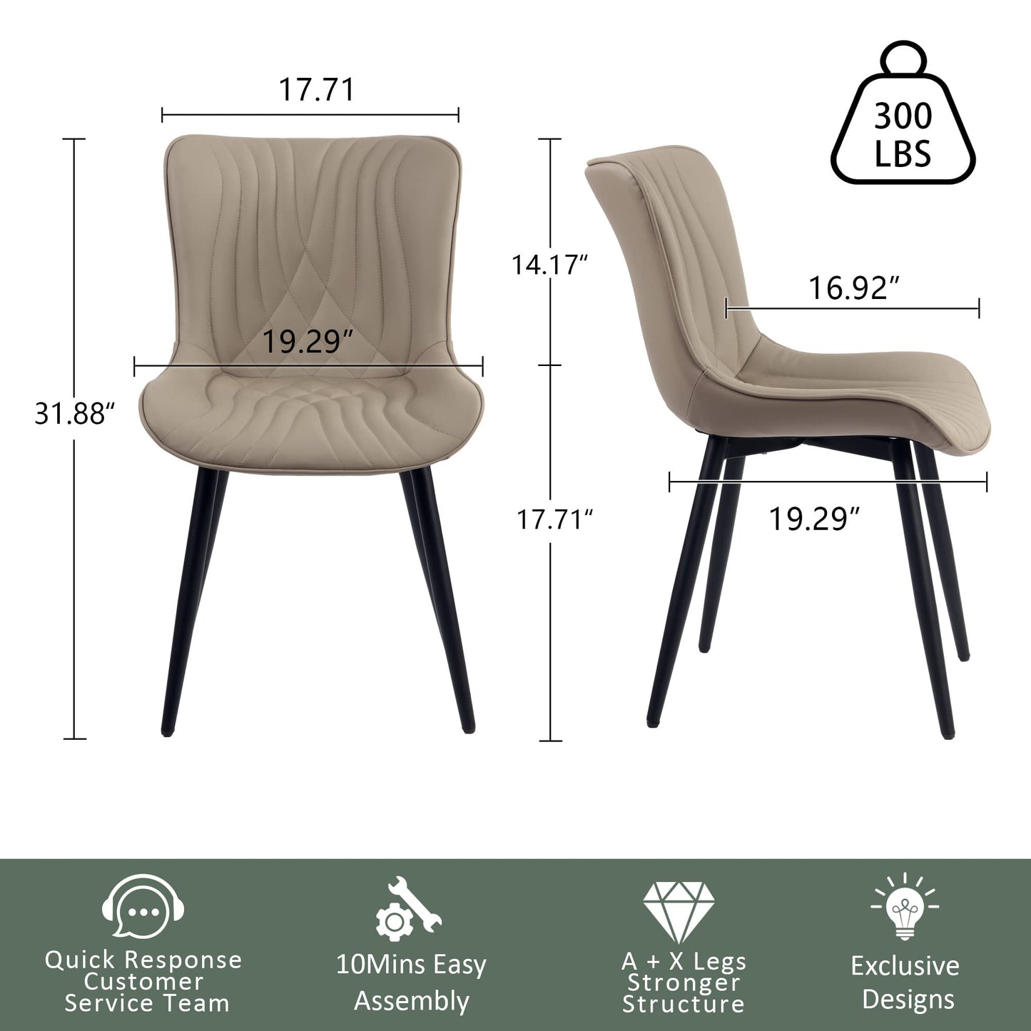 2 Mid-Century Dining Chairs