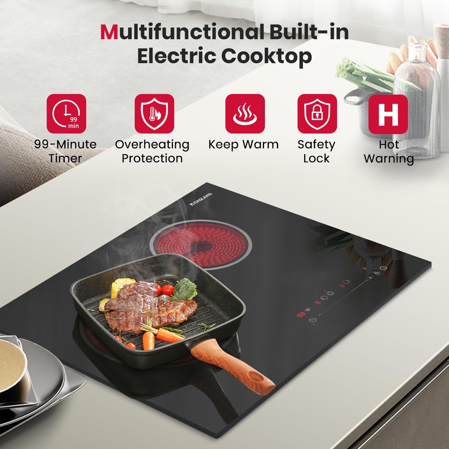 GASLAND 36" Electric Cooktop