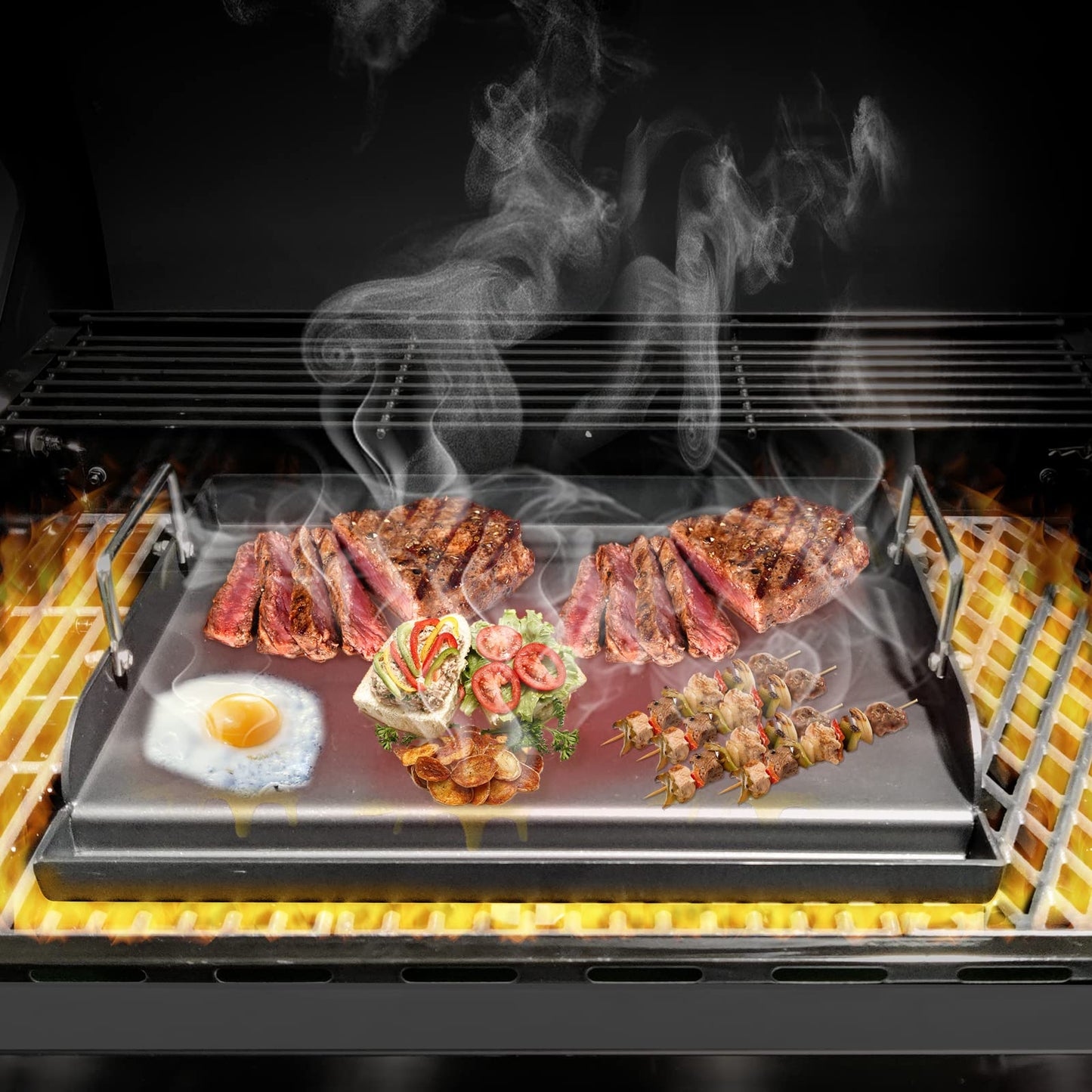 Cast Iron Nanoceramic Grill Griddle