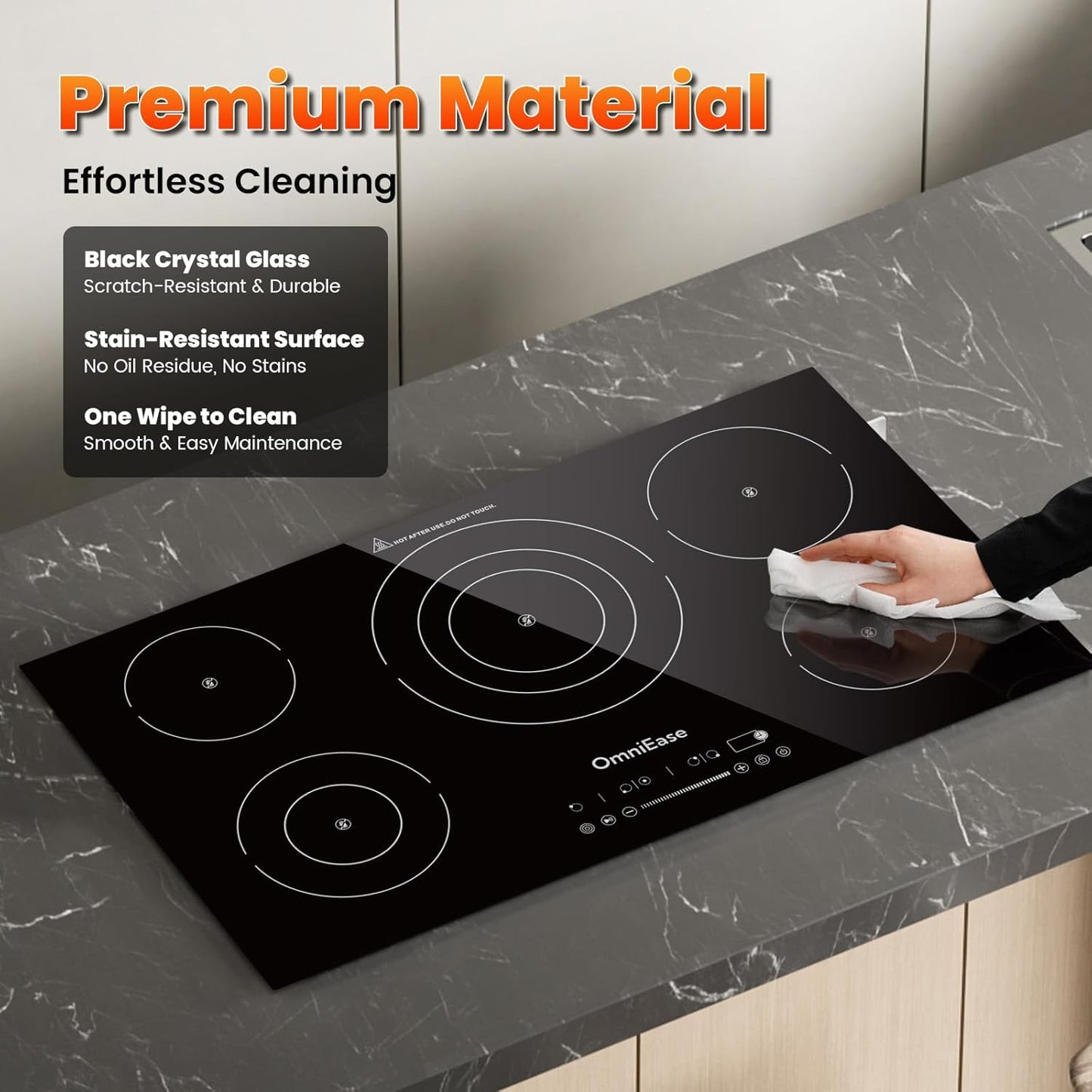 OmniEase 36" Electric Cooktop