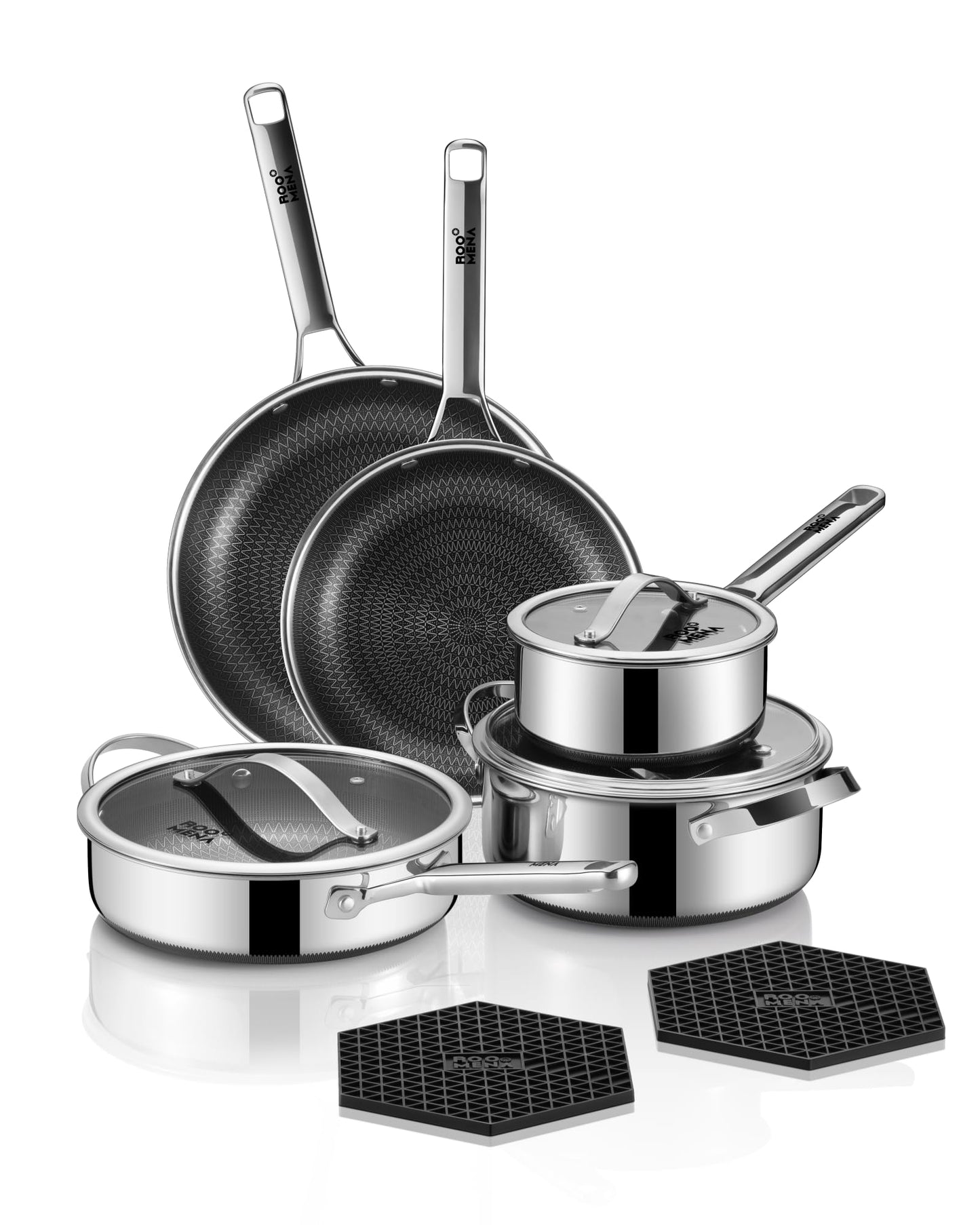 10-Pc Stainless Steel Cookware