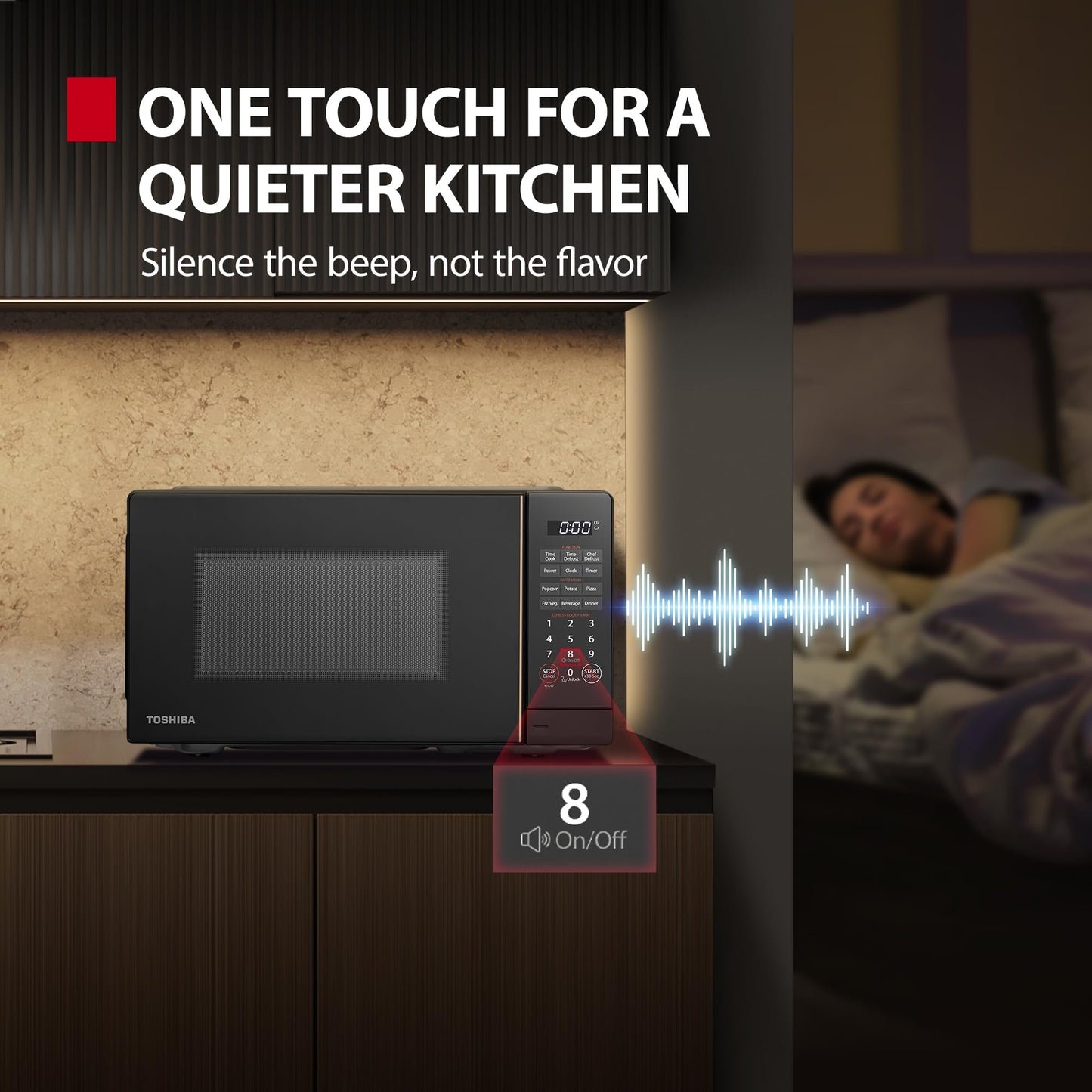 Toshiba 0.9 Cu.ft Microwave