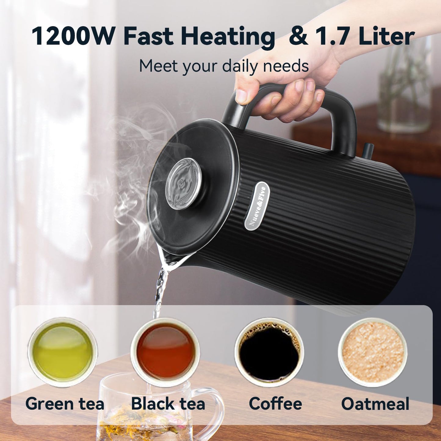 1.7L Electric Kettle โ Nueve\&Five