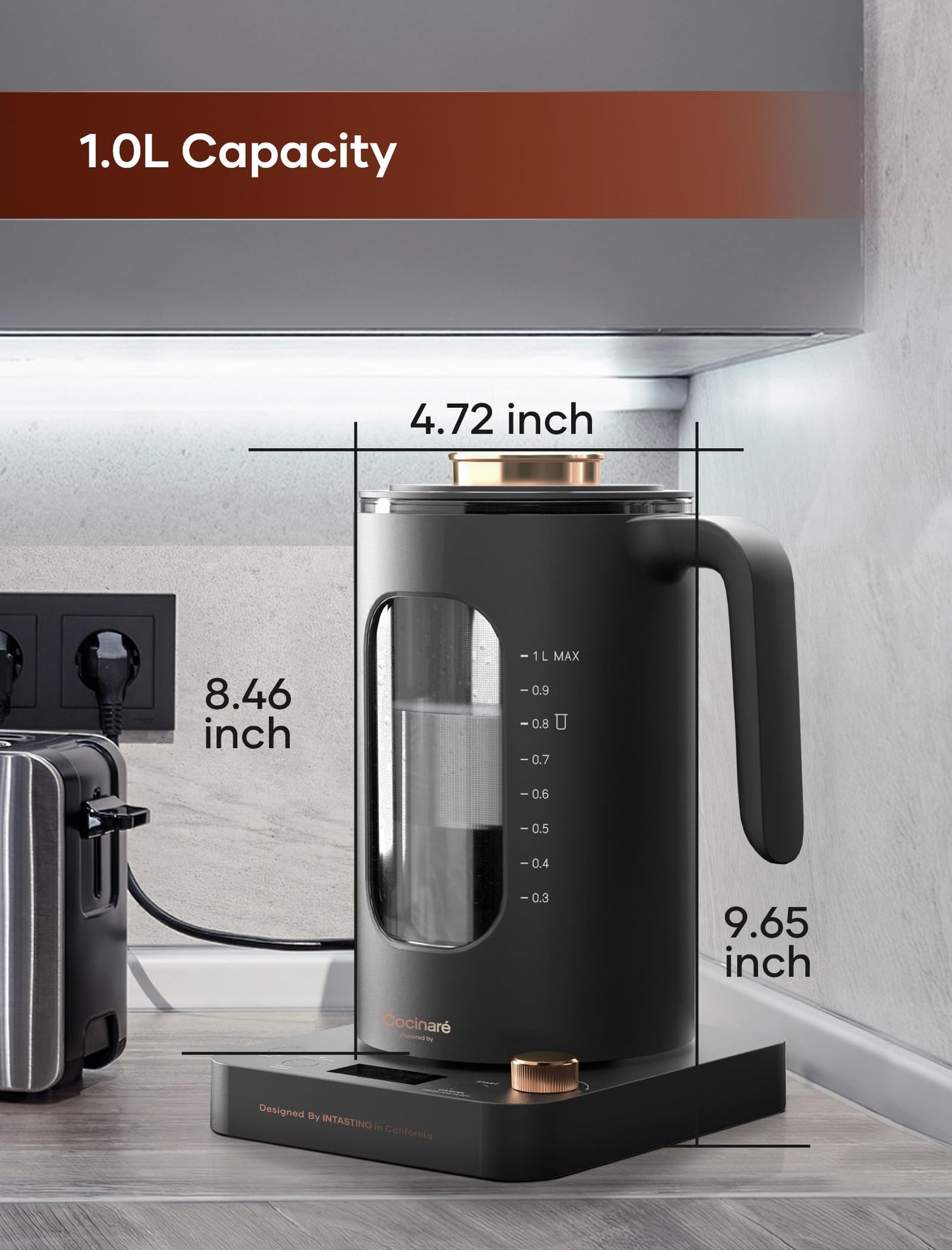 1L Tea Kettle – INTASTING