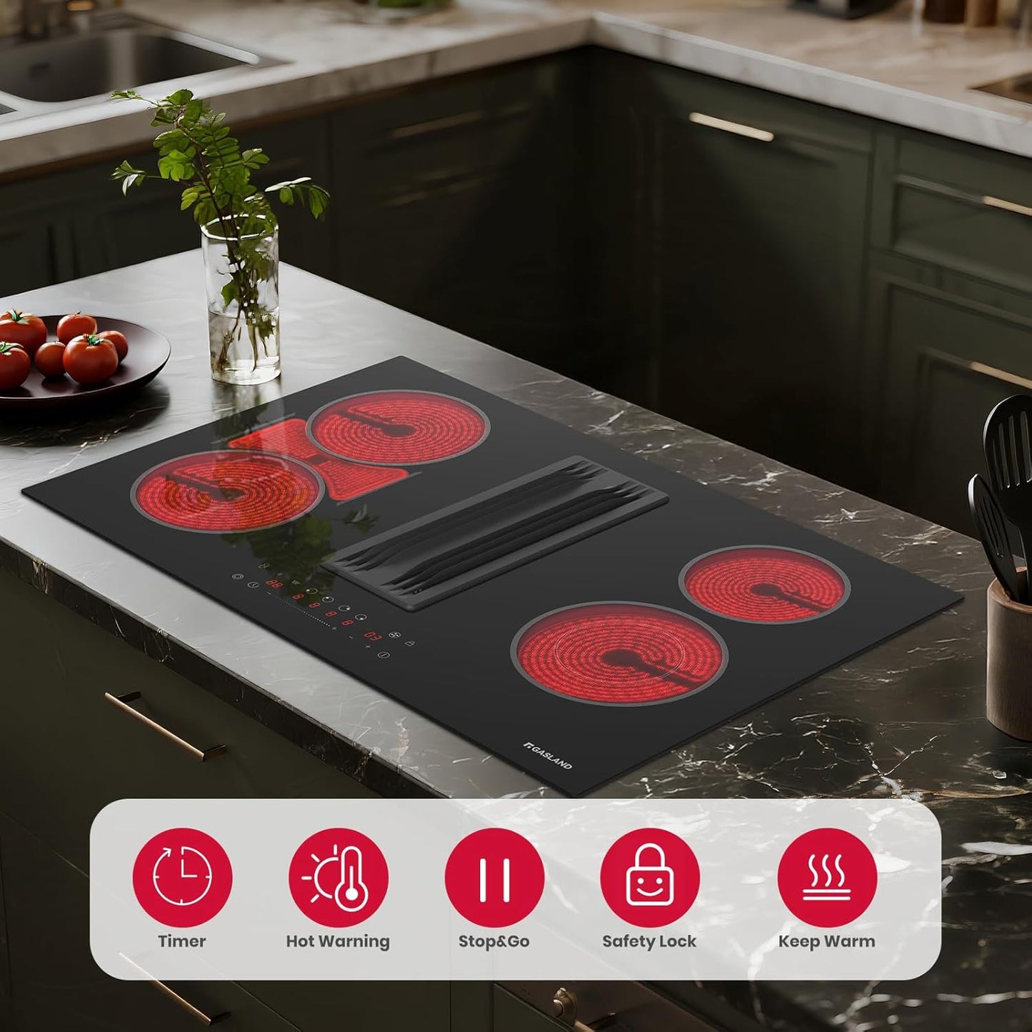 GASLAND 36" Electric Cooktop