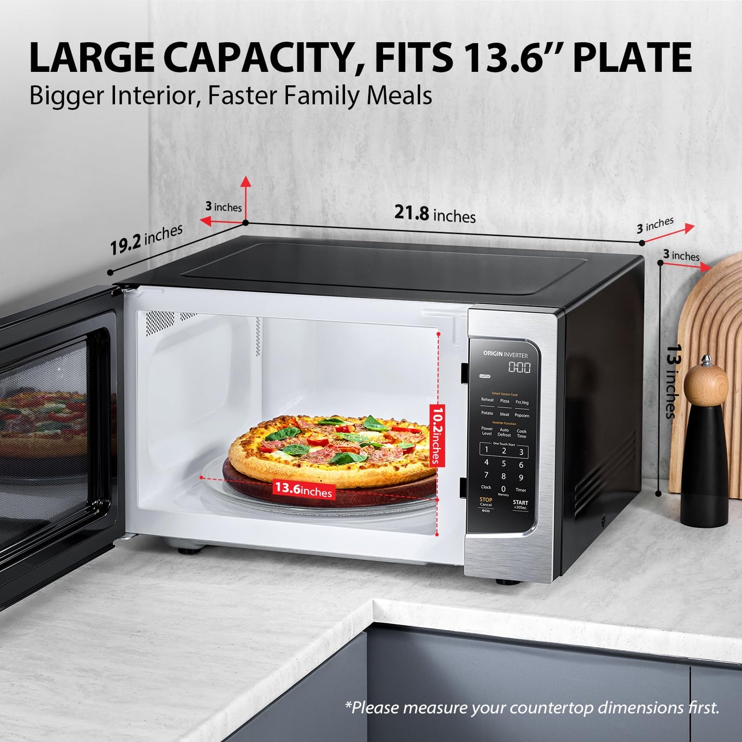 Toshiba 2.2 Cu.ft Microwave Oven