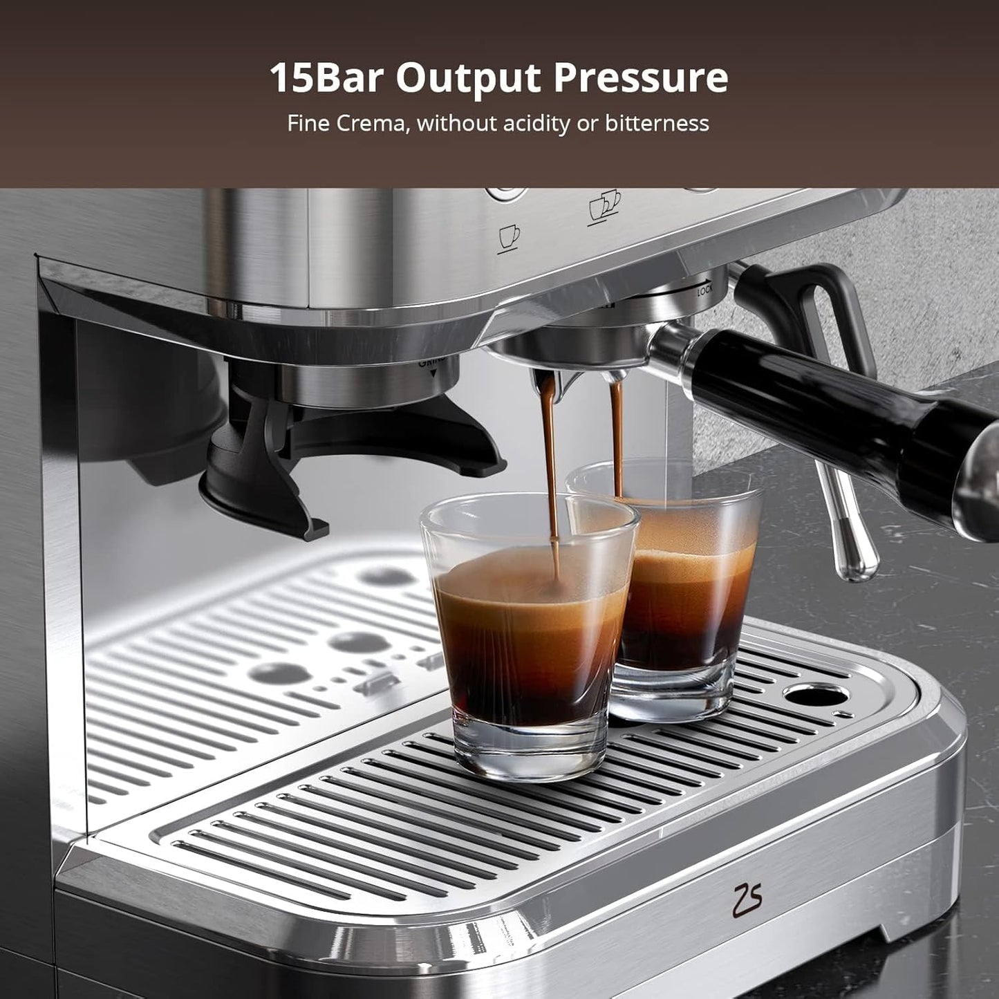 20-Bar Semi-Automatic Espresso Machine