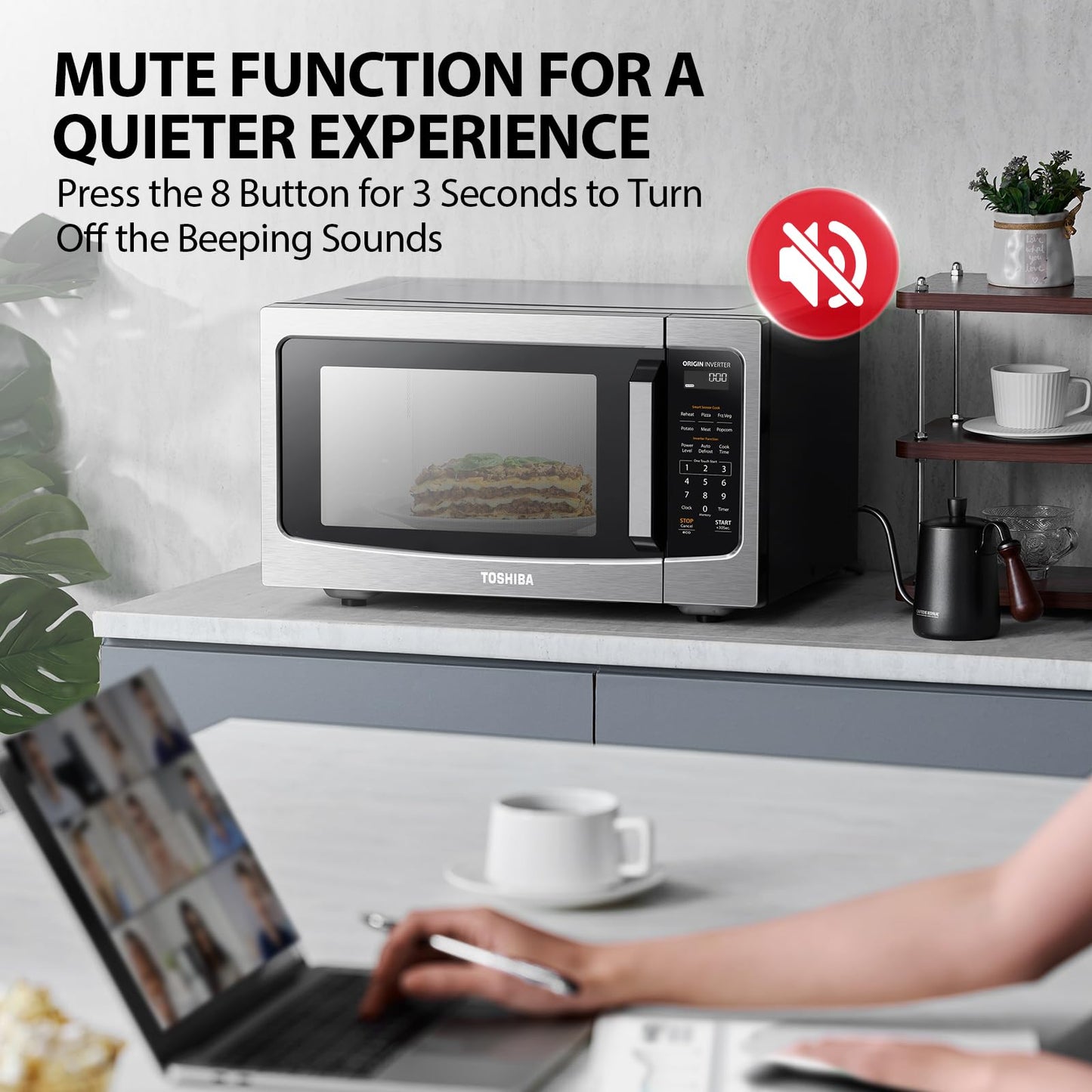 Toshiba 2.2 Cu.ft Microwave Oven