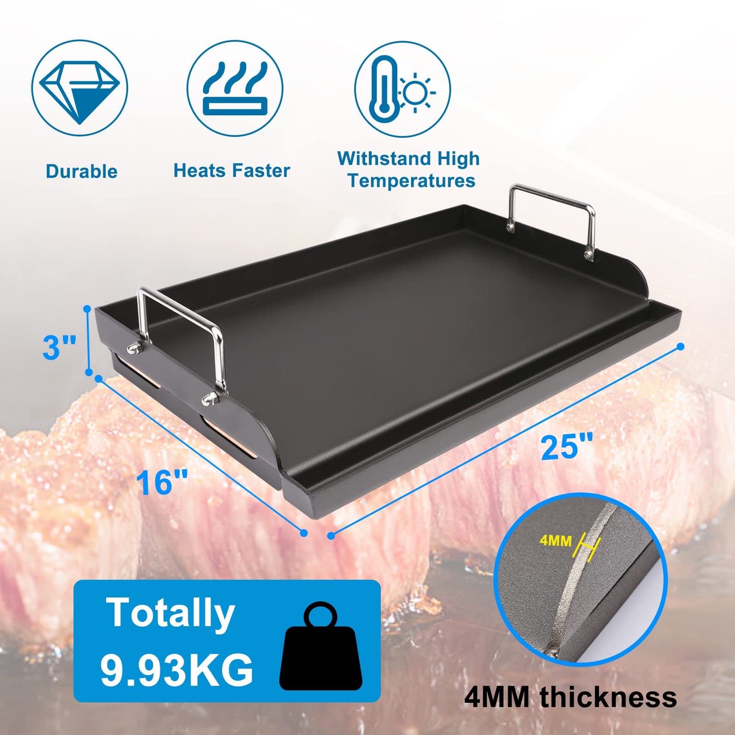 Cast Iron Nanoceramic Grill Griddle