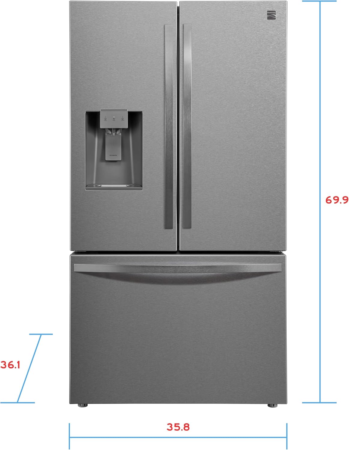 Kenmore 28.6 Cu.Ft. French Door Fridge
