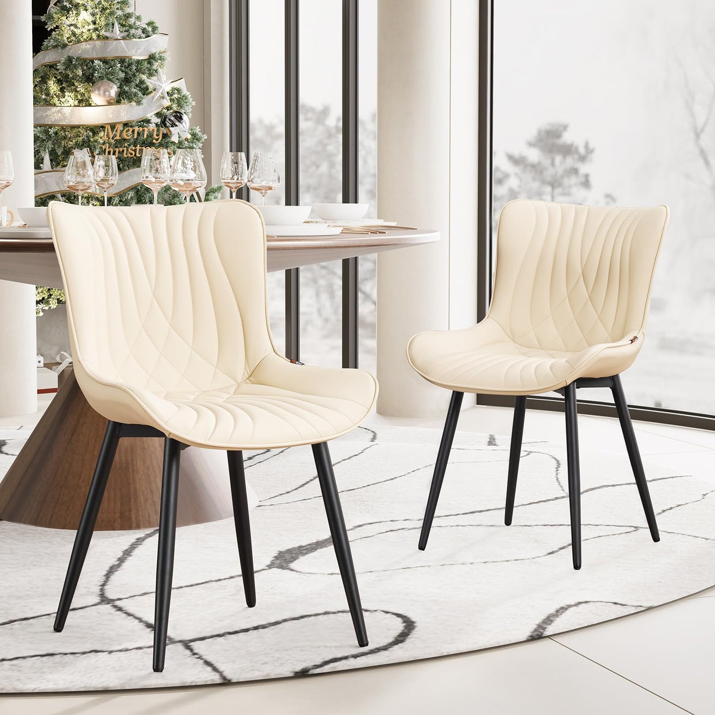 2 Mid-Century Dining Chairs