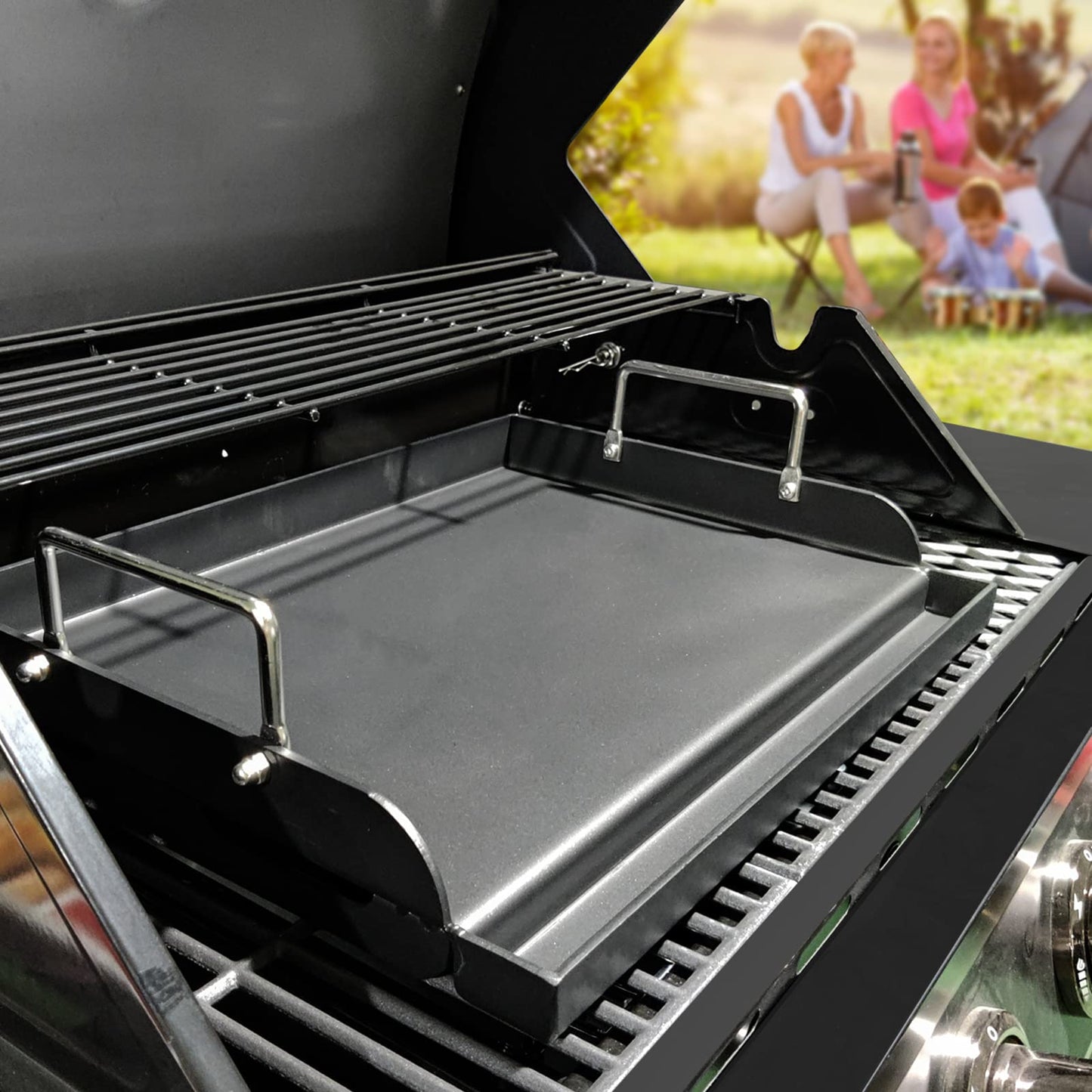 Cast Iron Nanoceramic Grill Griddle