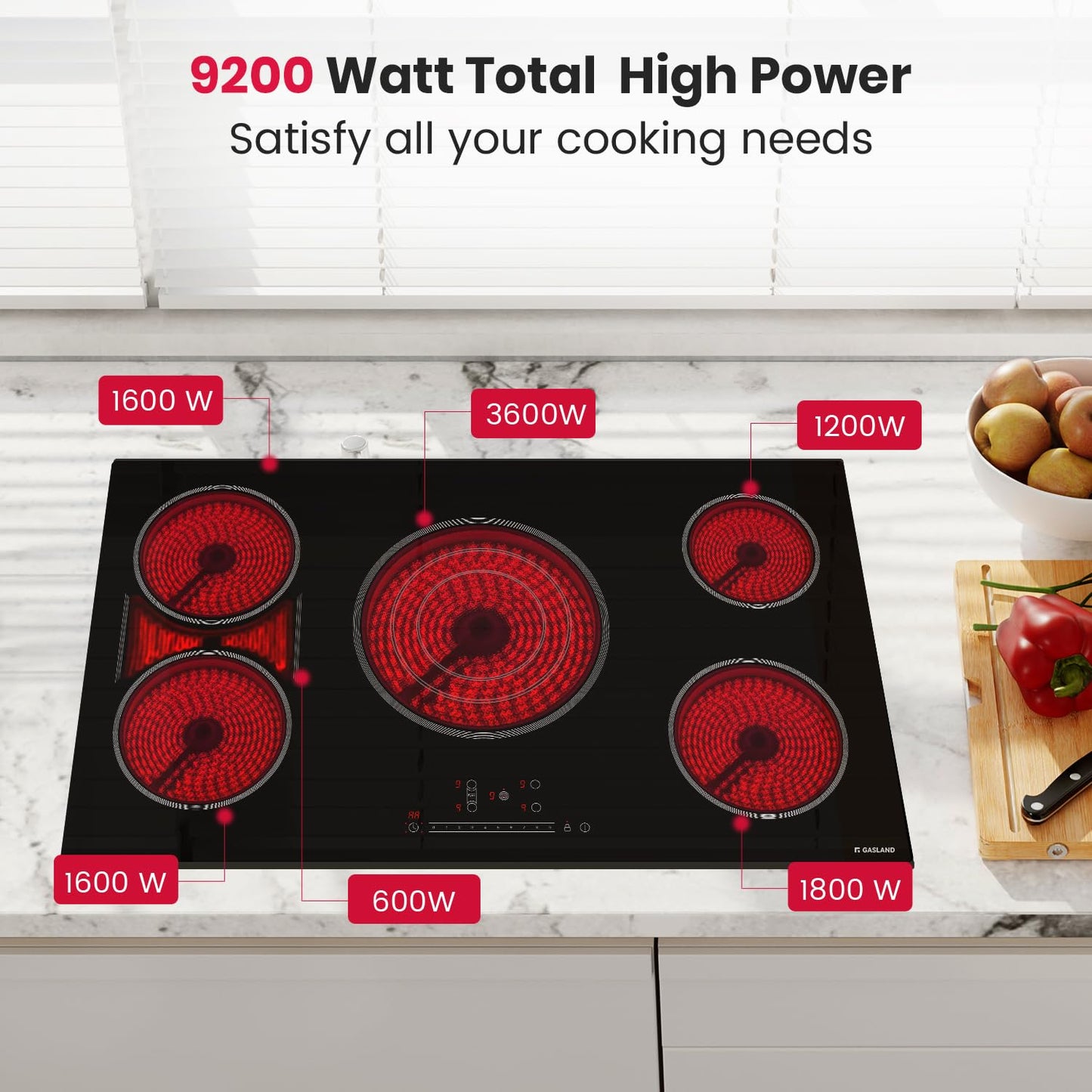 GASLAND 36" Electric Cooktop