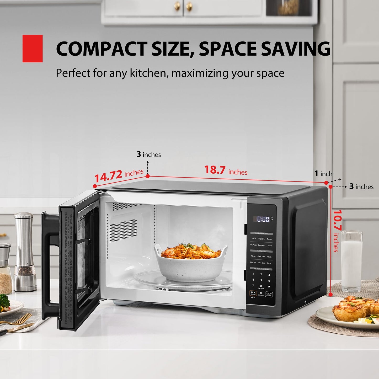 Toshiba 2.2 Cu.ft Microwave Oven