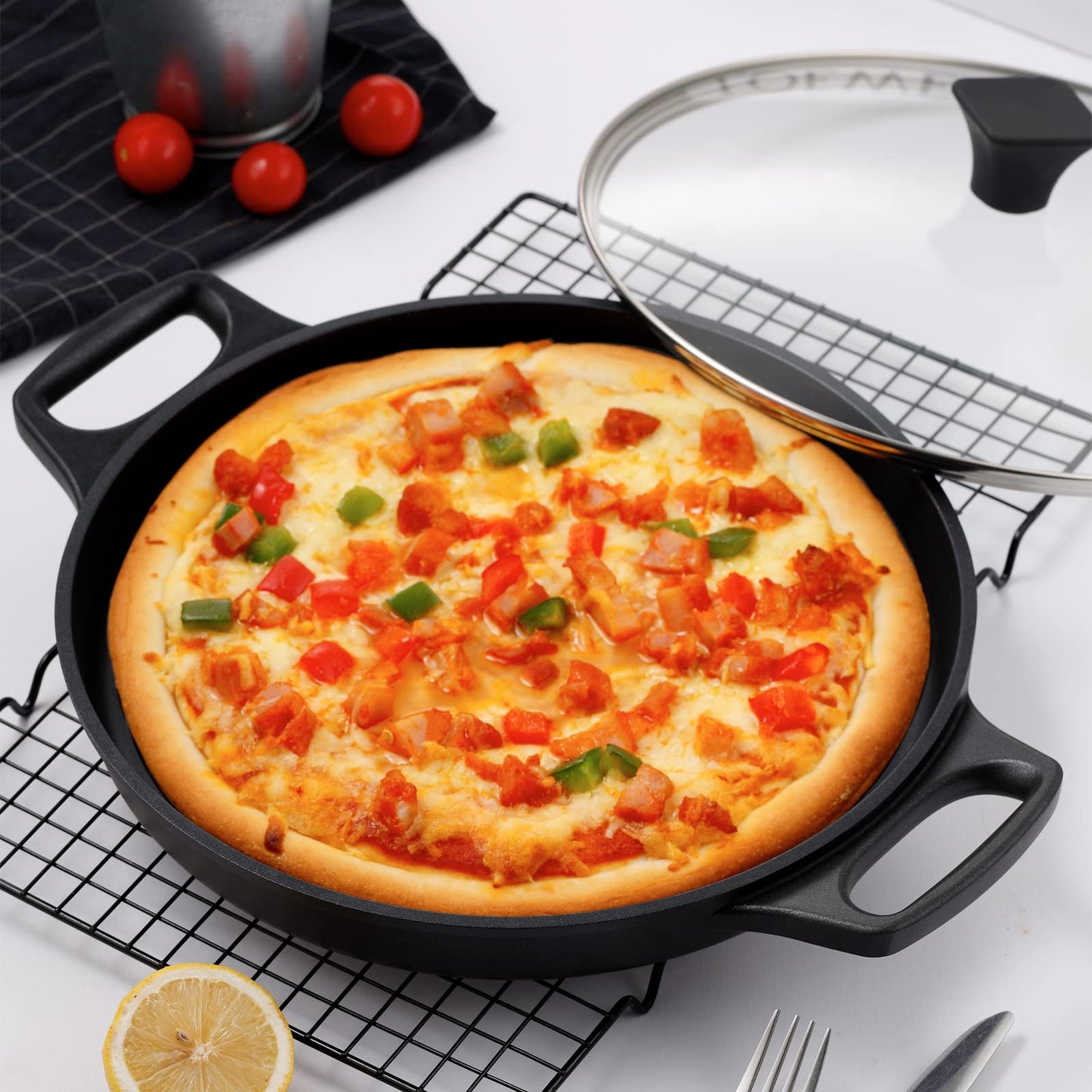 S·KITCHN 12" Cast Aluminum Griddle