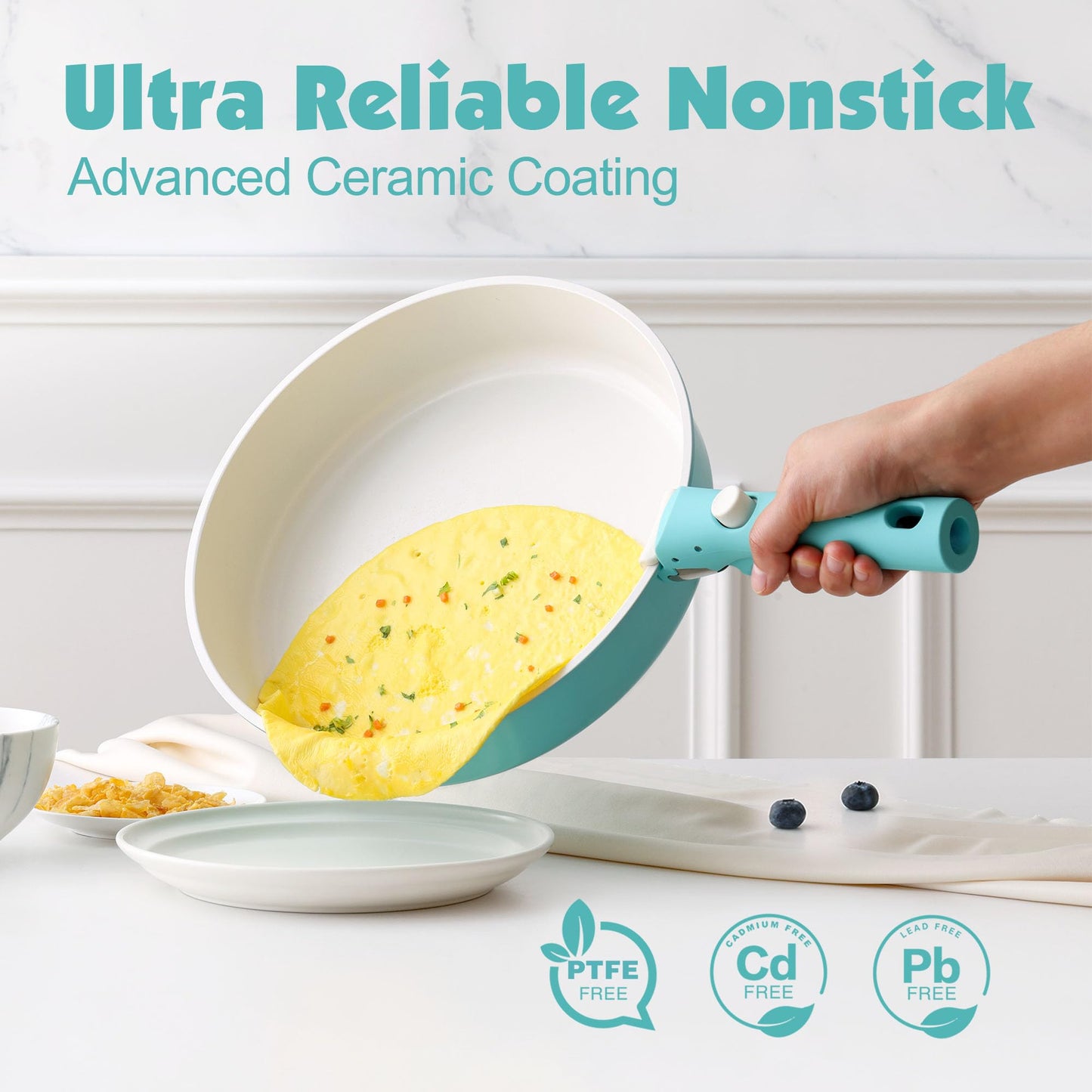 SENSARTE 17-Pc Cookware Set