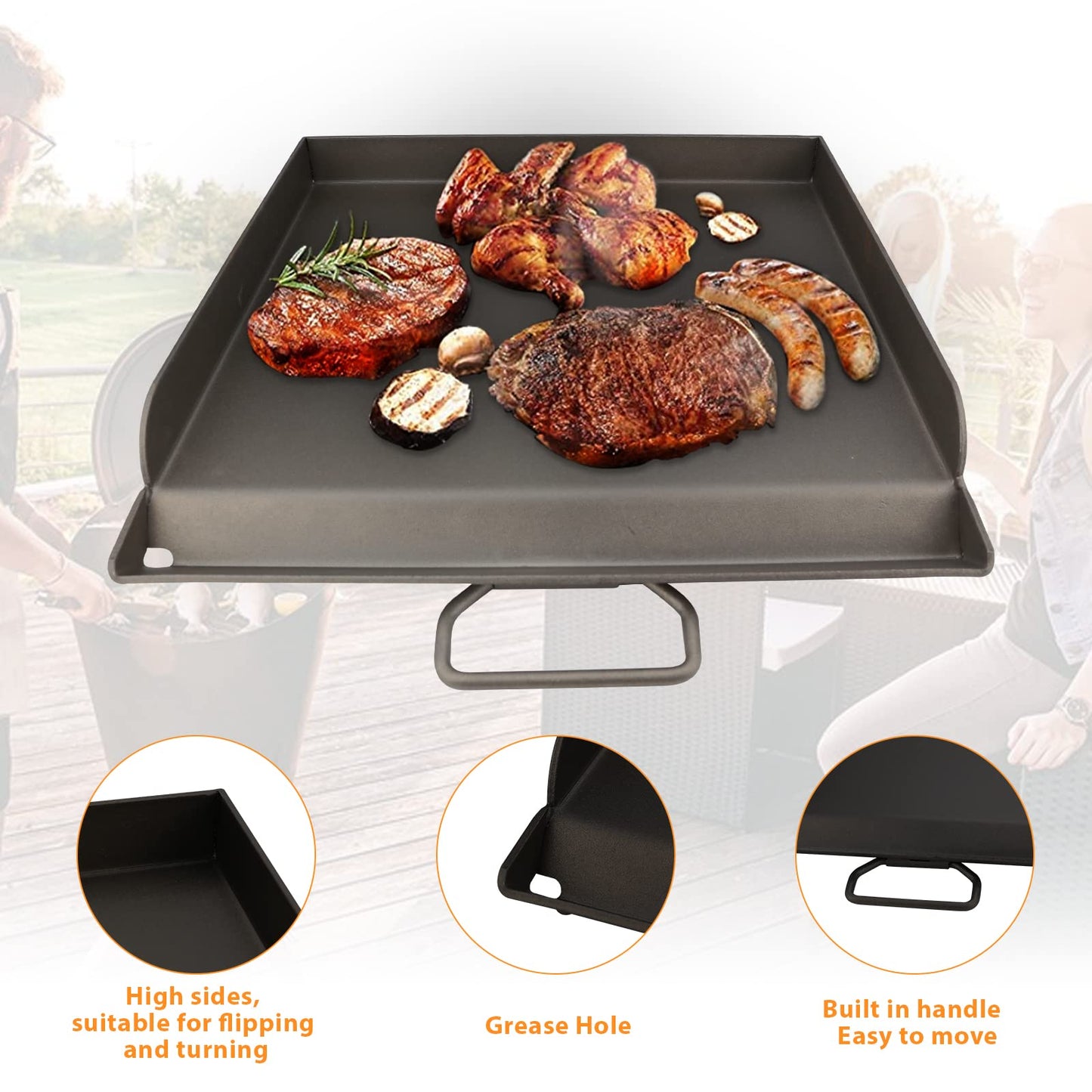 Cast Iron Nanoceramic Grill Griddle