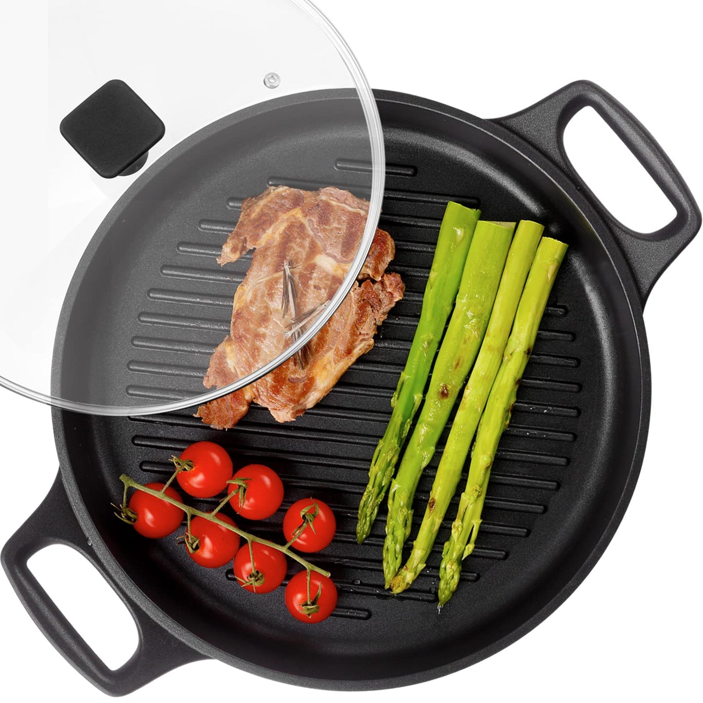 S·KITCHN 12" Cast Aluminum Griddle