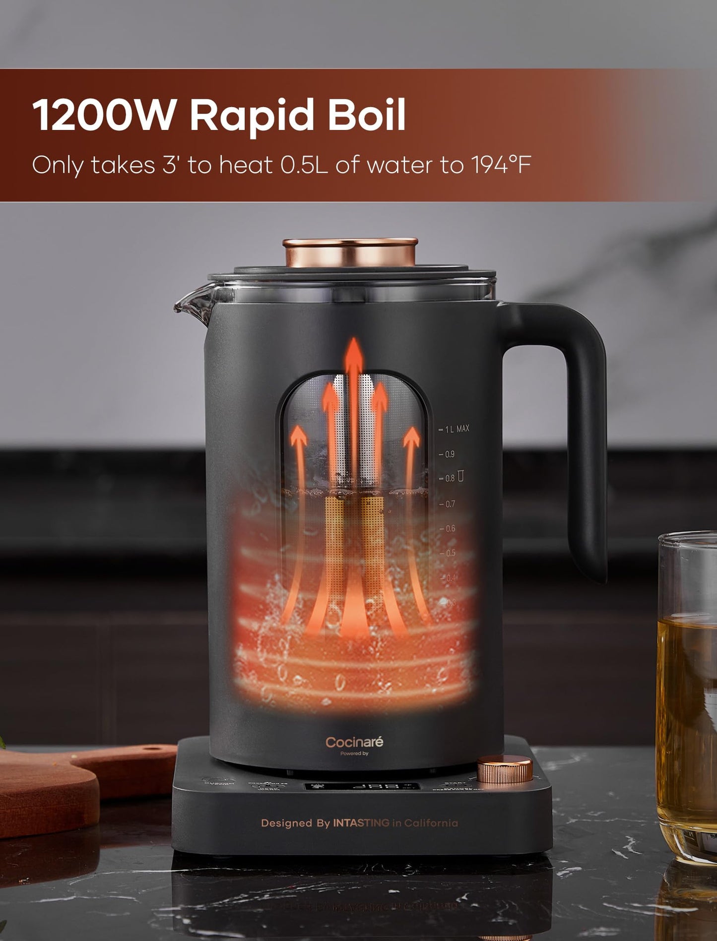 1L Tea Kettle – INTASTING