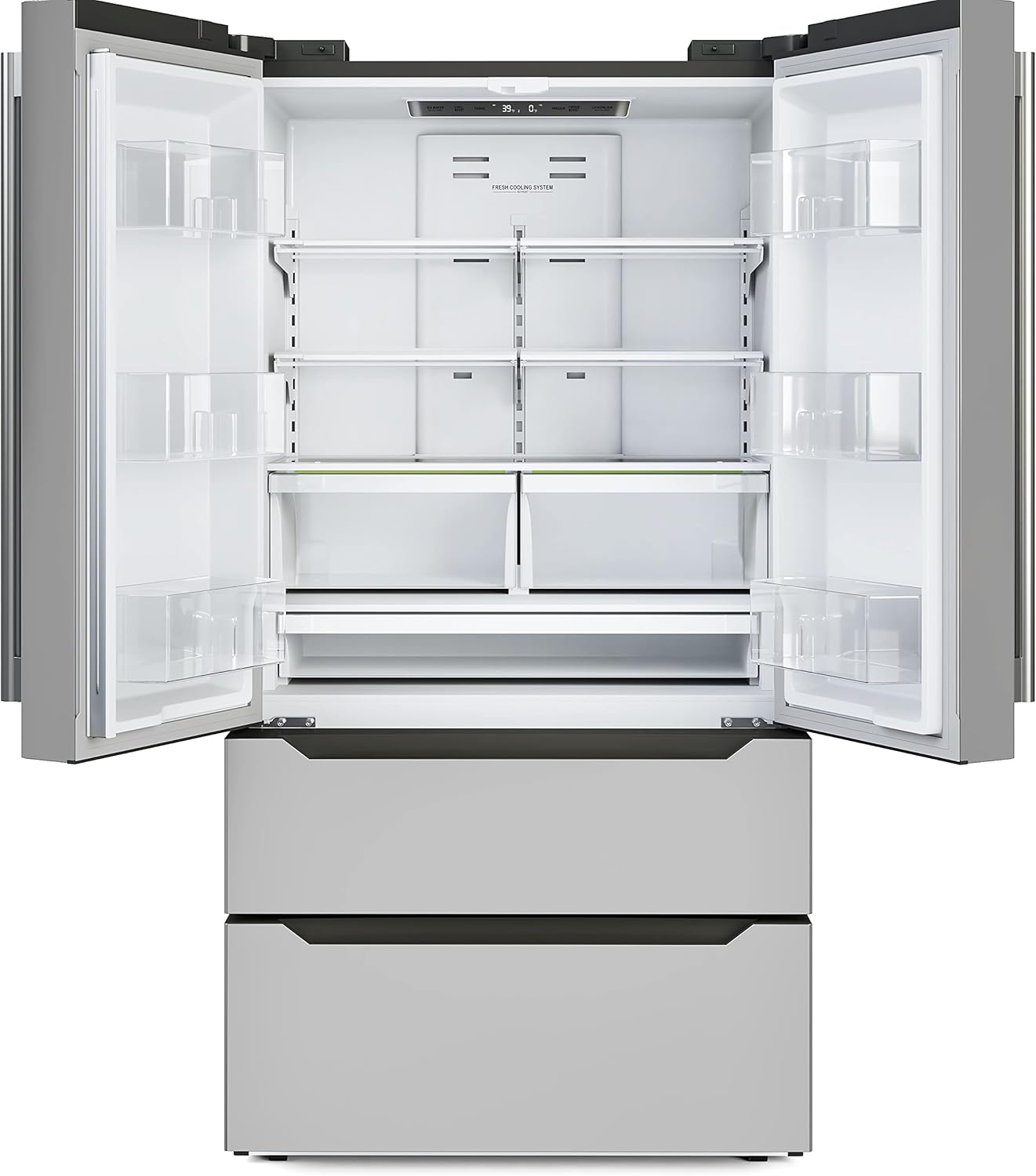 KoolMore 22.5 cu.ft Silver Fridge