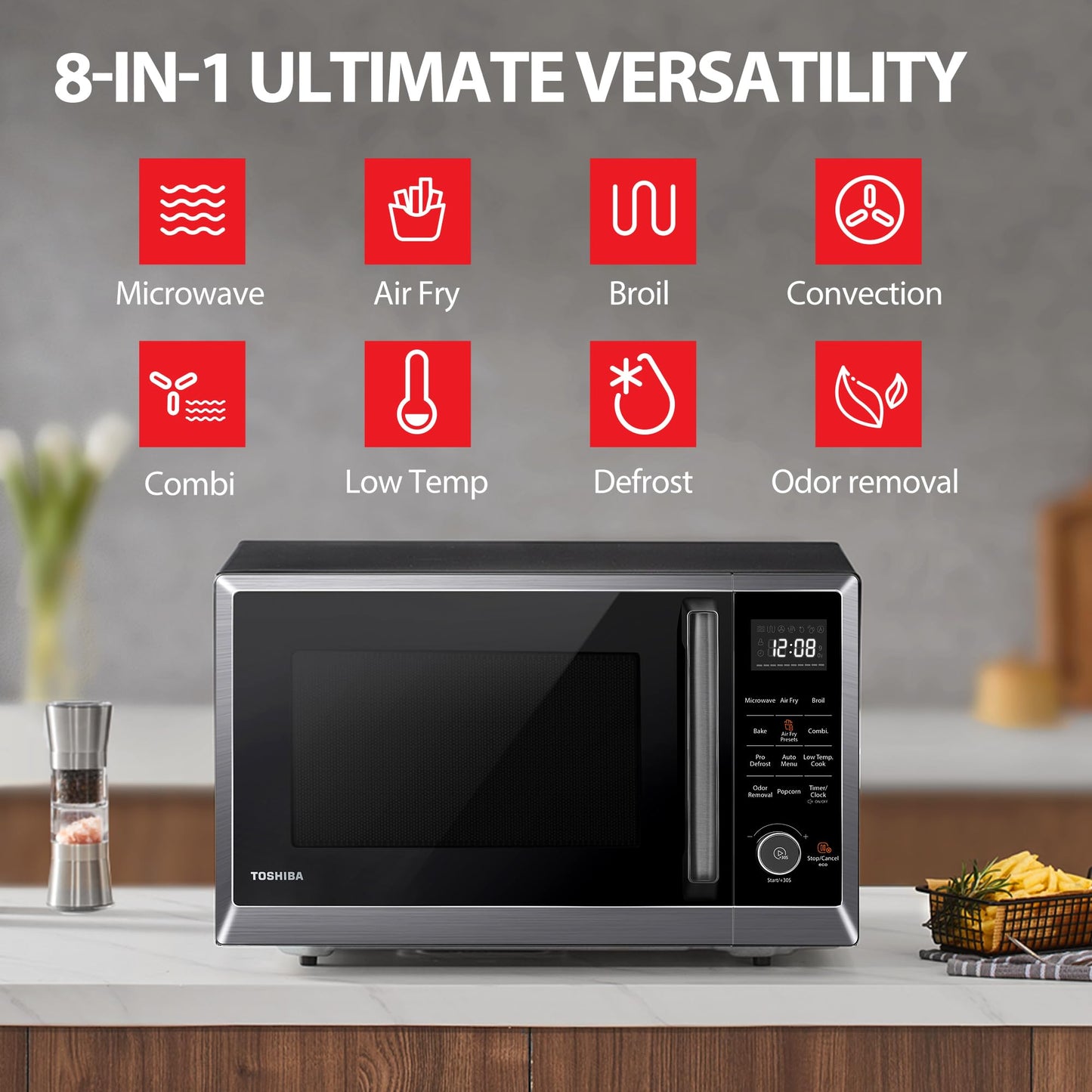 Toshiba 1.6 Cu.ft Microwave Oven