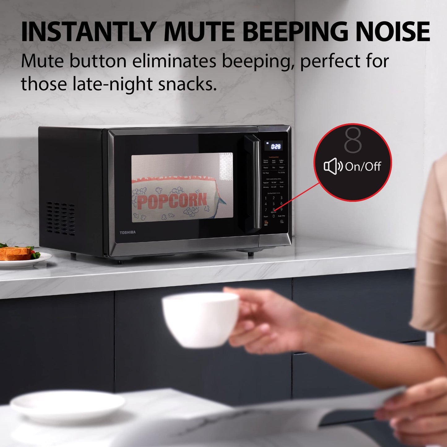 Toshiba 2.2 Cu.ft Microwave Oven
