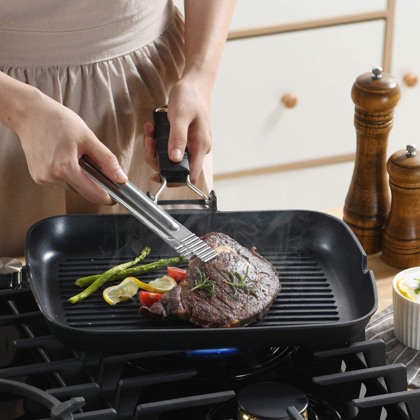 S·KITCHN 12" Cast Aluminum Griddle