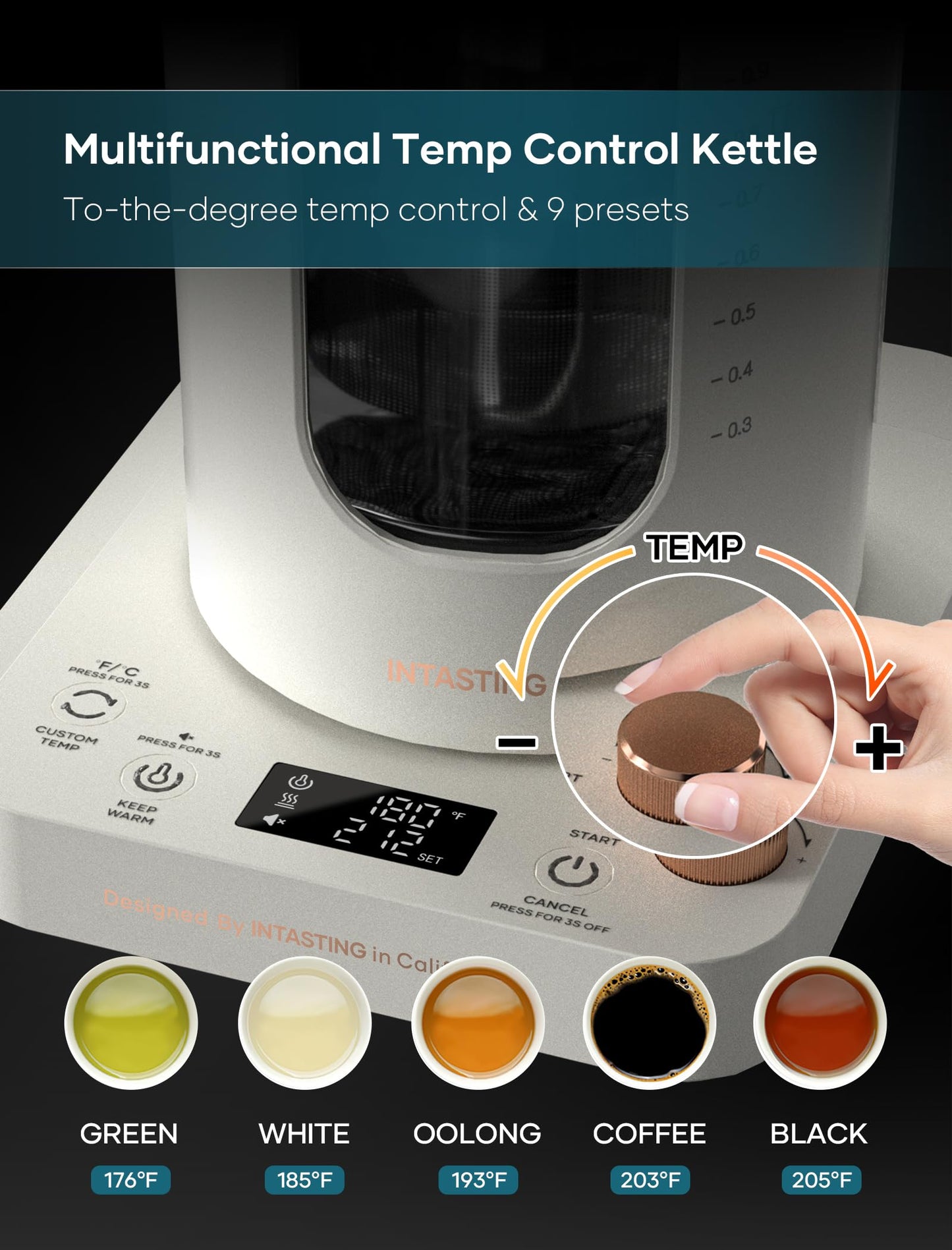 1L Tea Kettle – INTASTING