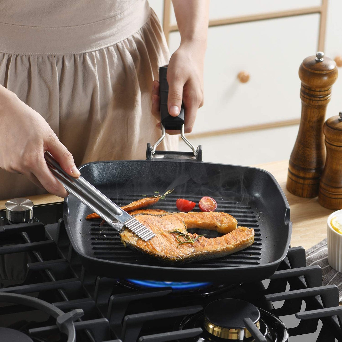 S·KITCHN 12" Cast Aluminum Griddle