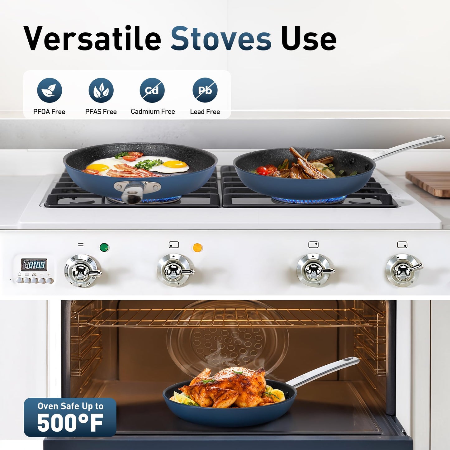 MAISON ARTS 2-Pc Fry Pan Set