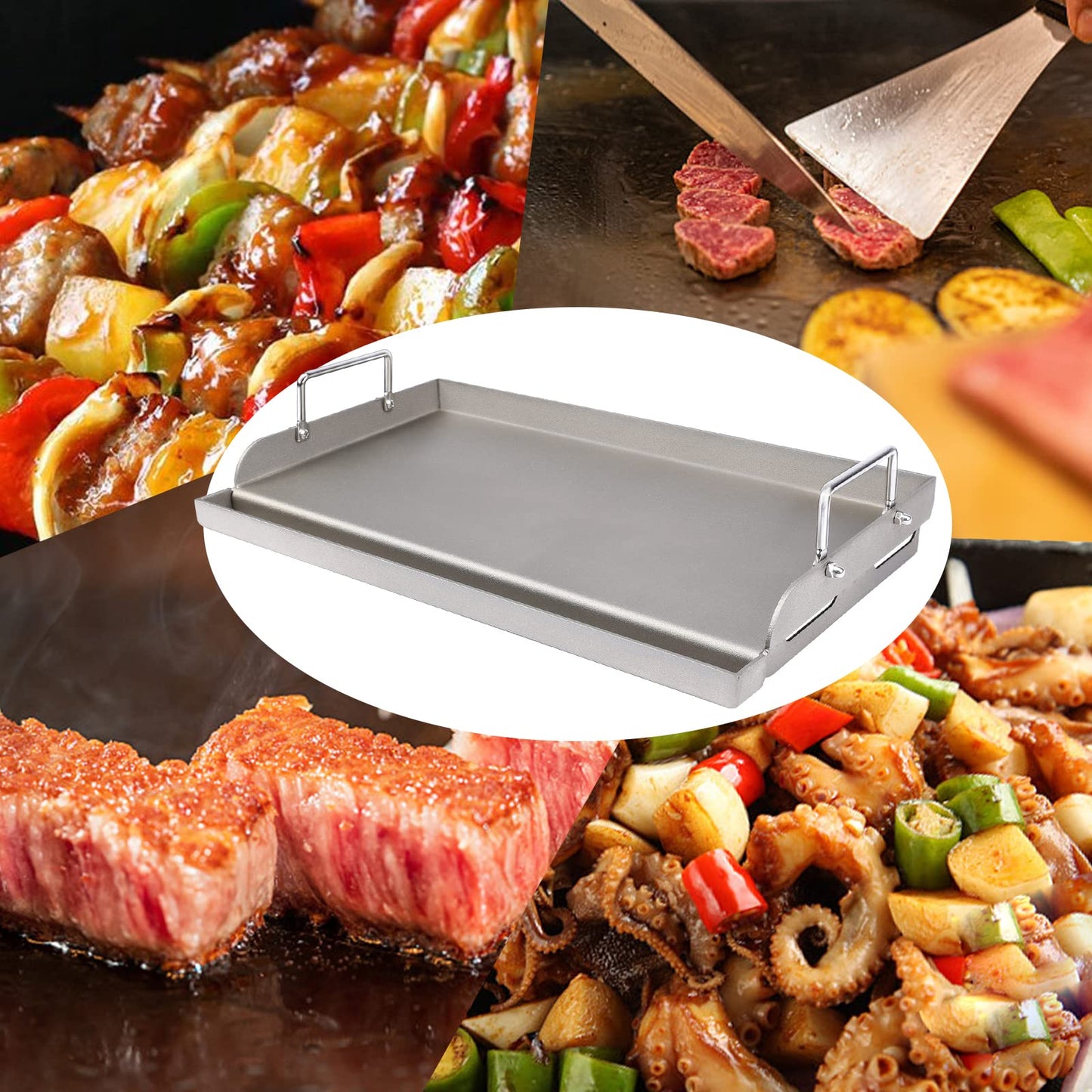 Cast Iron Nanoceramic Grill Griddle