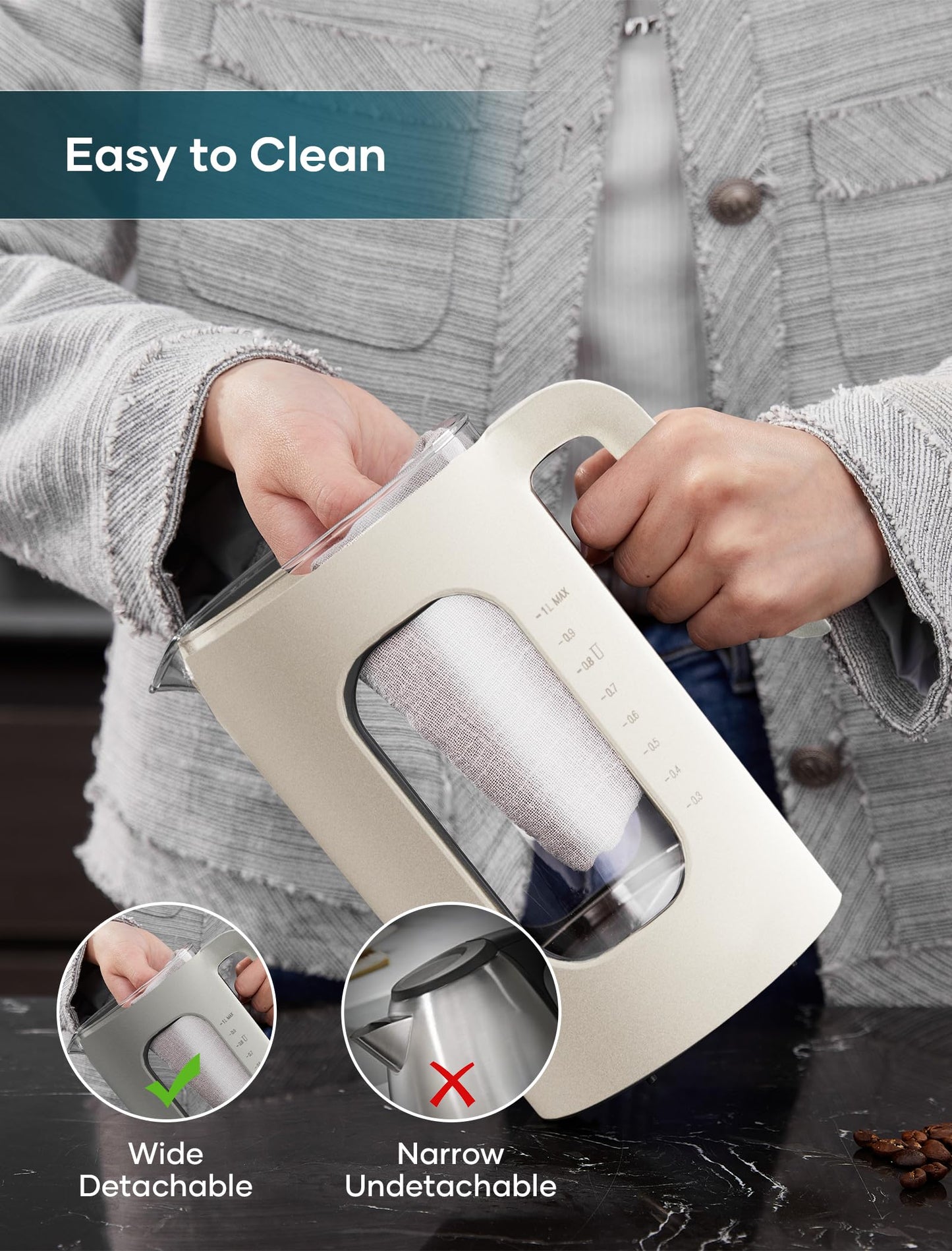 1L Tea Kettle – INTASTING