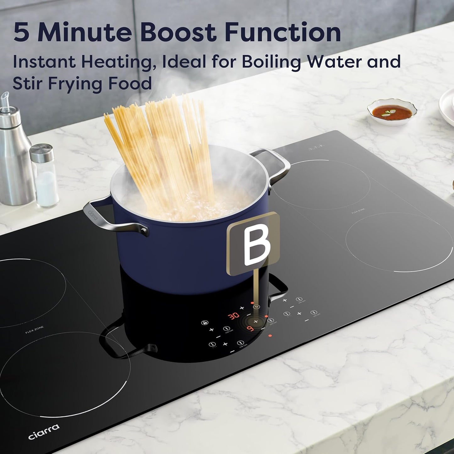 CIARRA 36" Induction Cooktop