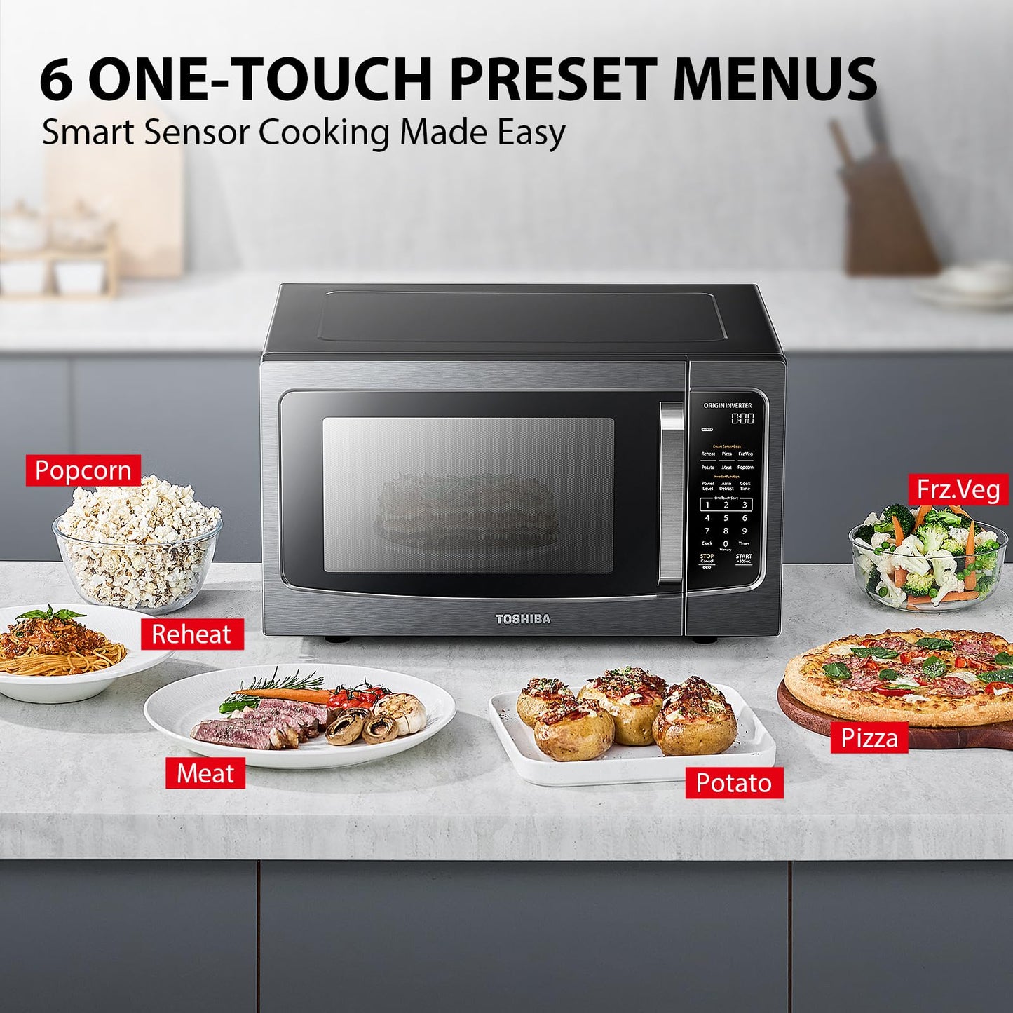 Toshiba 1.6 Cu.ft Microwave Oven