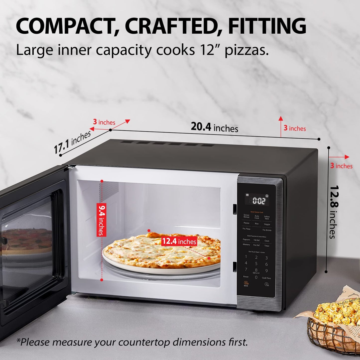 Toshiba 2.2 Cu.ft Microwave Oven
