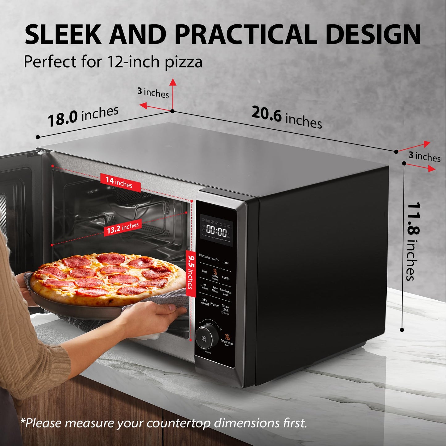 Toshiba 1.6 Cu.ft Microwave Oven